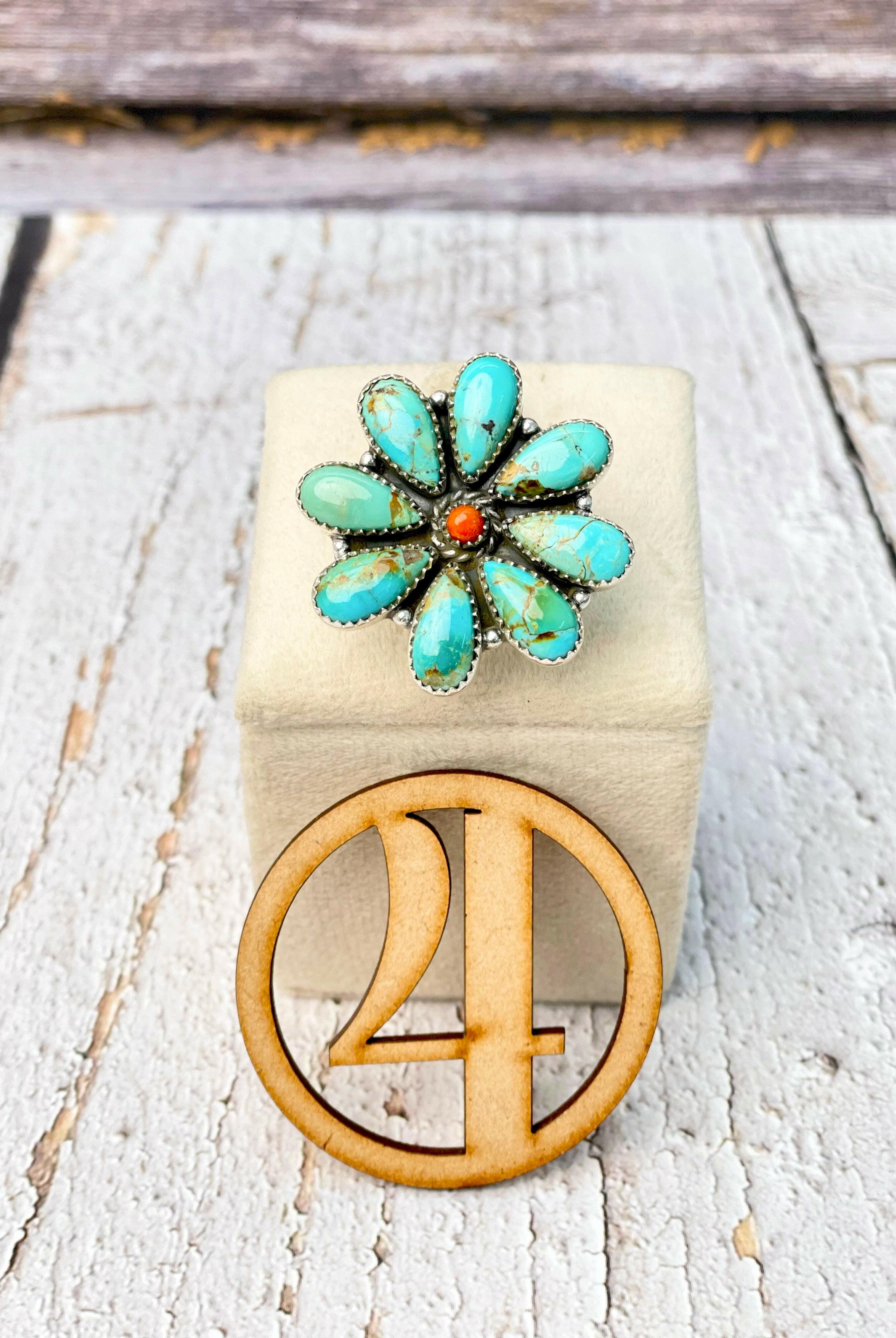 Flower Power Cluster Stone Rings-Rings-Krush Kandy, Women's Online Fashion Boutique Located in Phoenix, Arizona (Scottsdale Area)