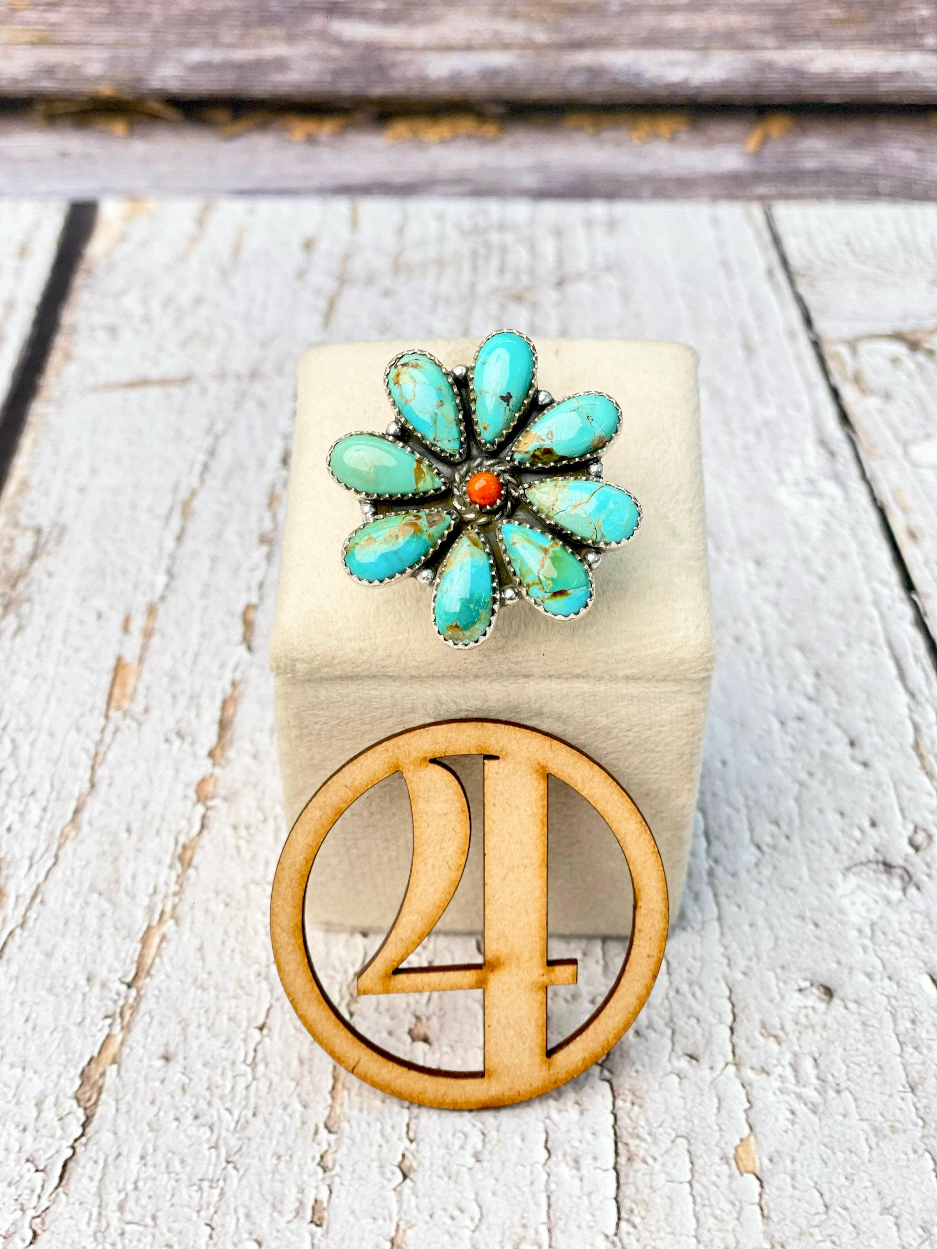 Flower Power Cluster Stone Rings-Rings-Krush Kandy, Women's Online Fashion Boutique Located in Phoenix, Arizona (Scottsdale Area)
