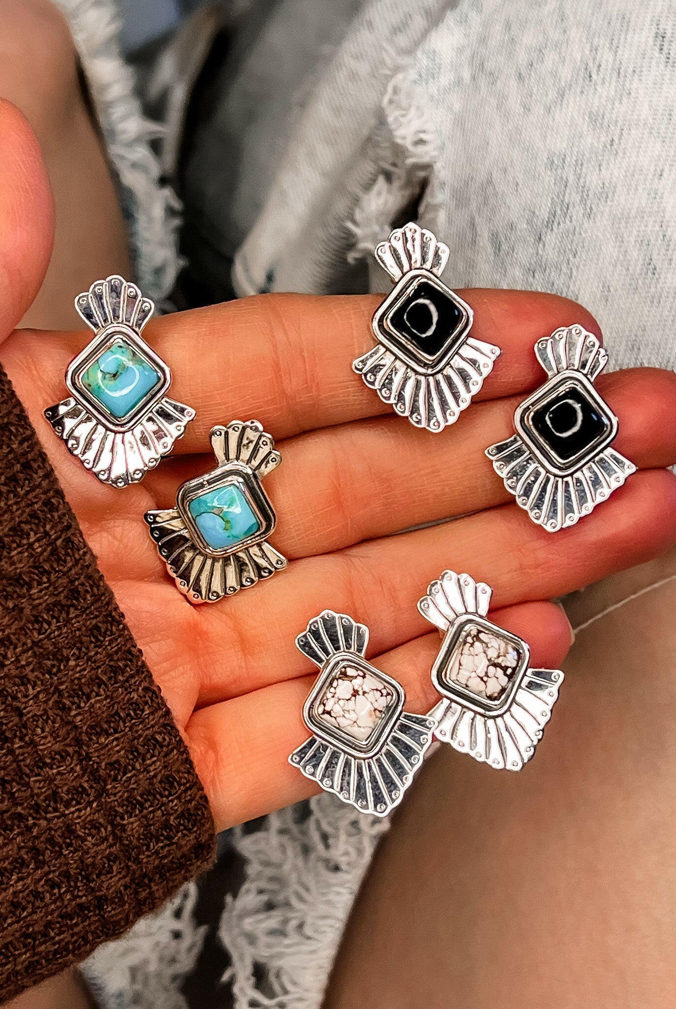 The Adelaide Single Stone Earrings | PREORDER OPEN-Stud Earrings-Krush Kandy, Women's Online Fashion Boutique Located in Phoenix, Arizona (Scottsdale Area)