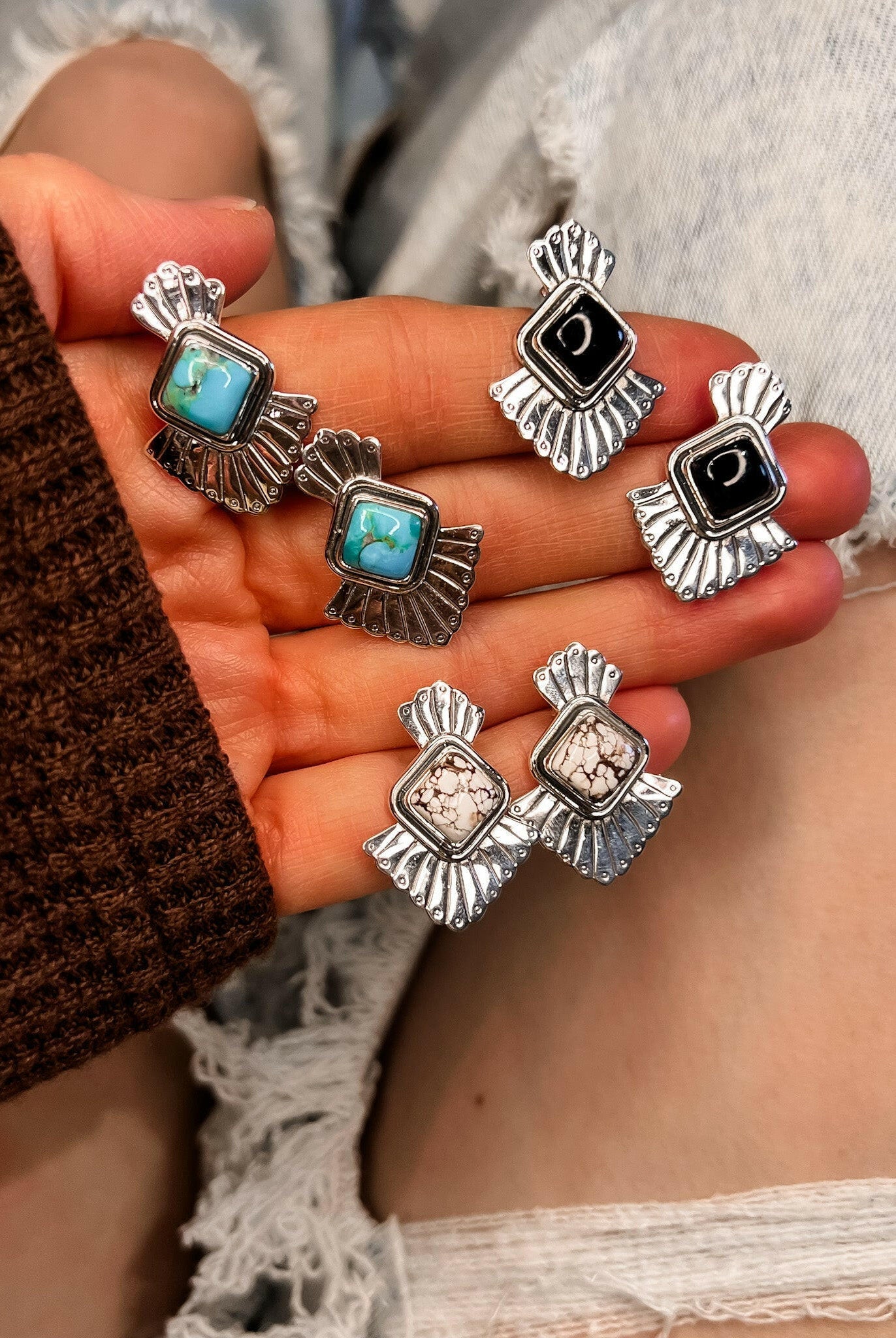The Adelaide Single Stone Earrings | PREORDER OPEN-Stud Earrings-Krush Kandy, Women's Online Fashion Boutique Located in Phoenix, Arizona (Scottsdale Area)