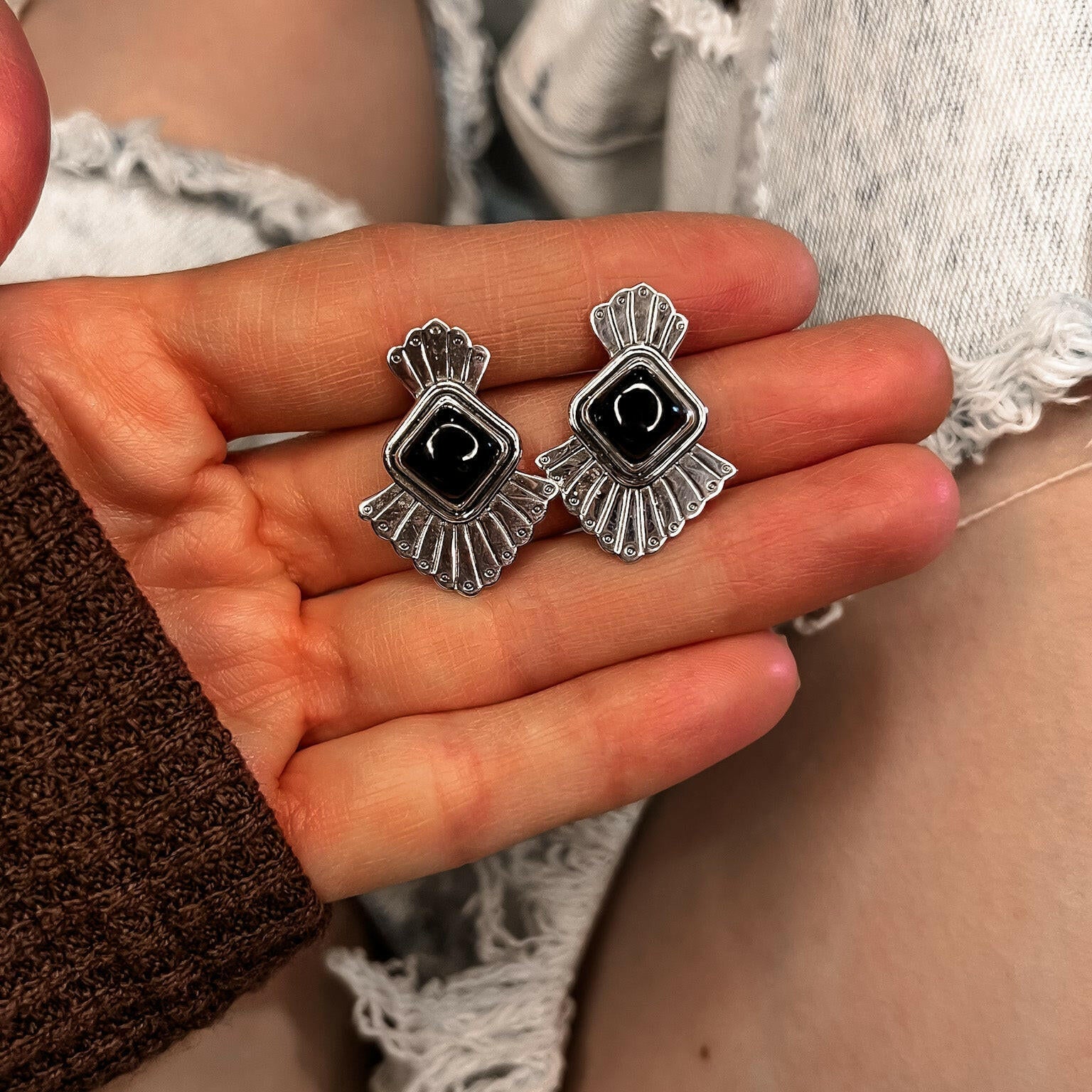 The Adelaide Single Stone Earrings | PREORDER OPEN-Stud Earrings-Krush Kandy, Women's Online Fashion Boutique Located in Phoenix, Arizona (Scottsdale Area)