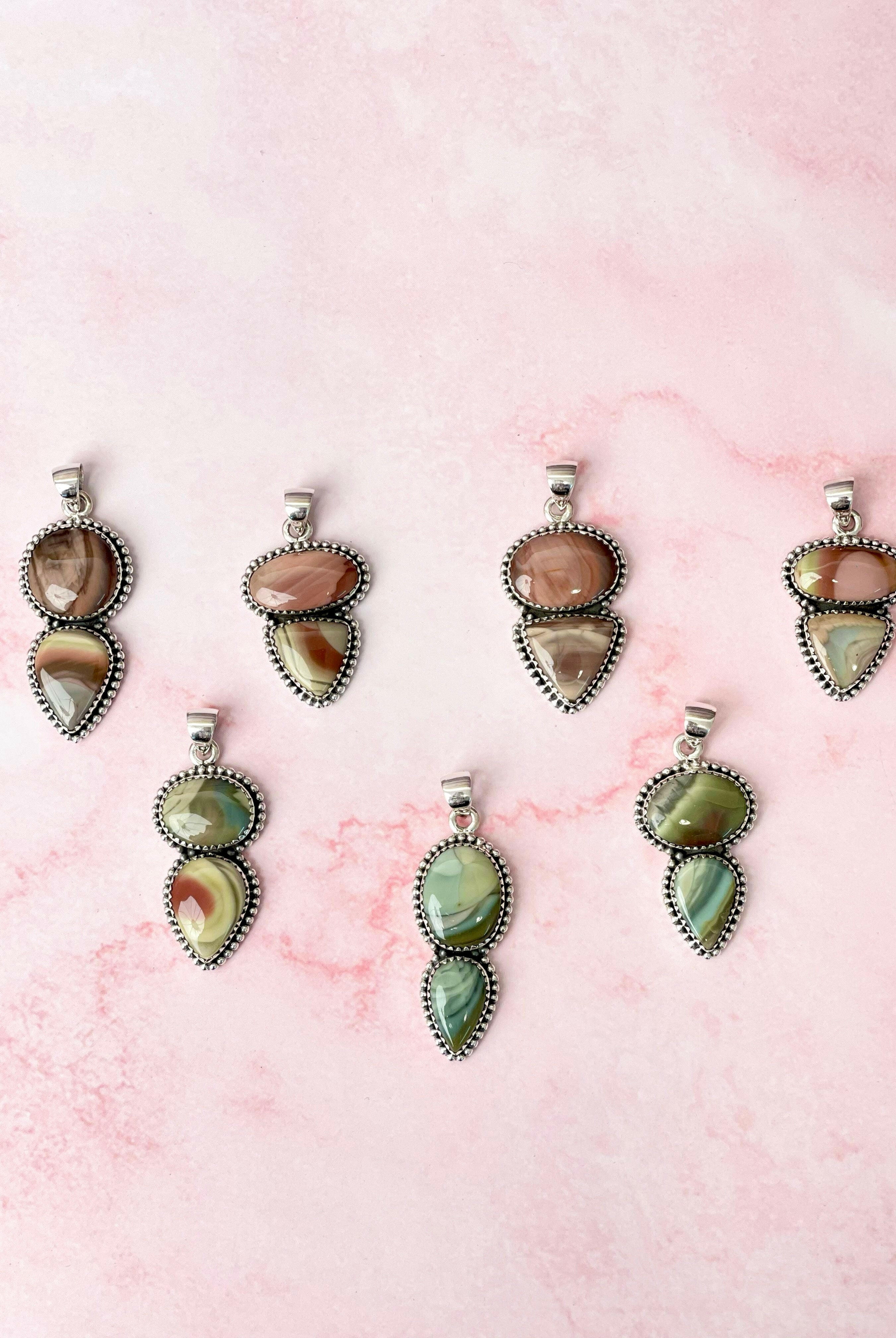 Jasper Pendants-Charms & Pendants-Krush Kandy, Women's Online Fashion Boutique Located in Phoenix, Arizona (Scottsdale Area)