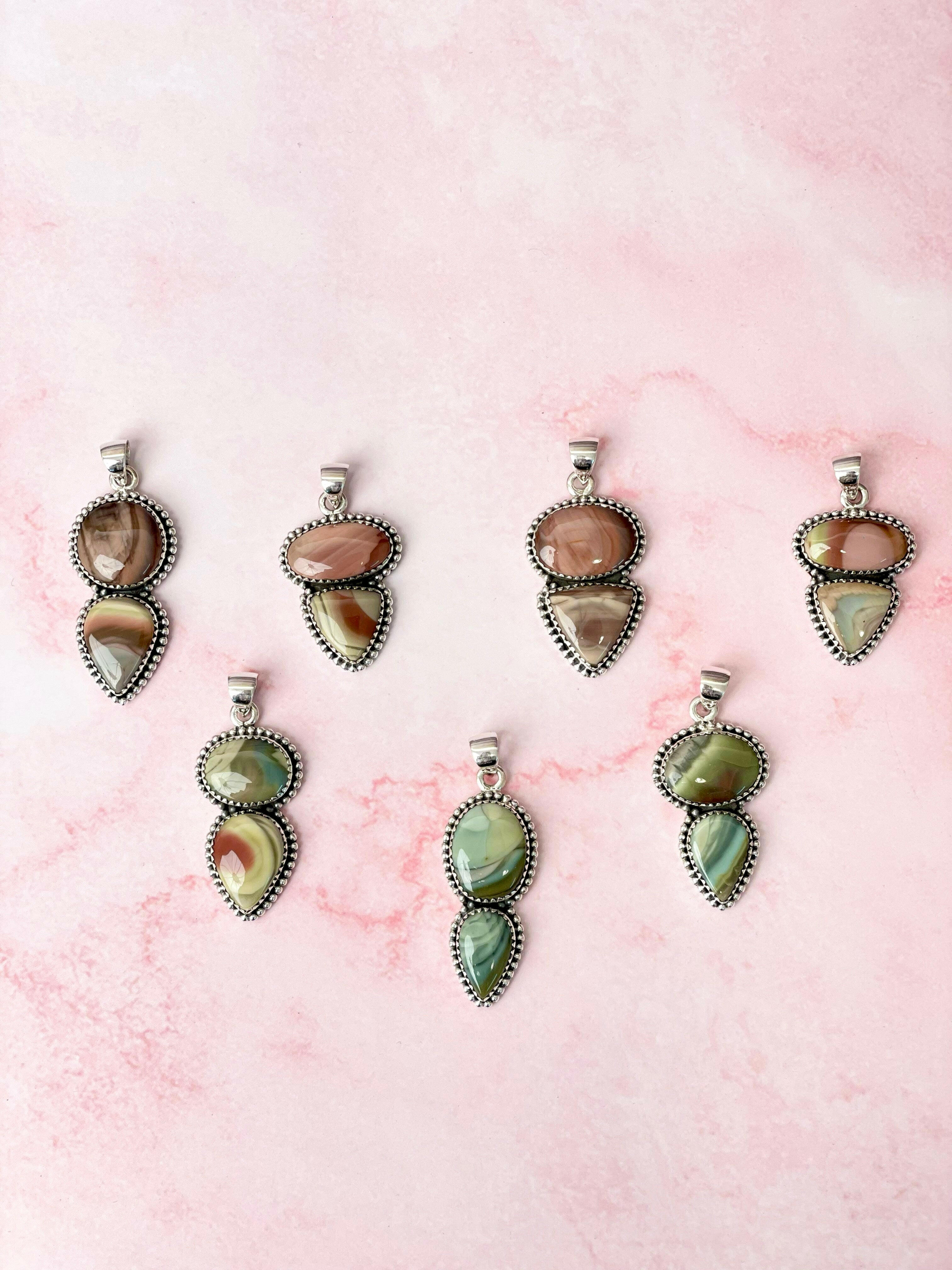 Jasper Pendants-Charms & Pendants-Krush Kandy, Women's Online Fashion Boutique Located in Phoenix, Arizona (Scottsdale Area)