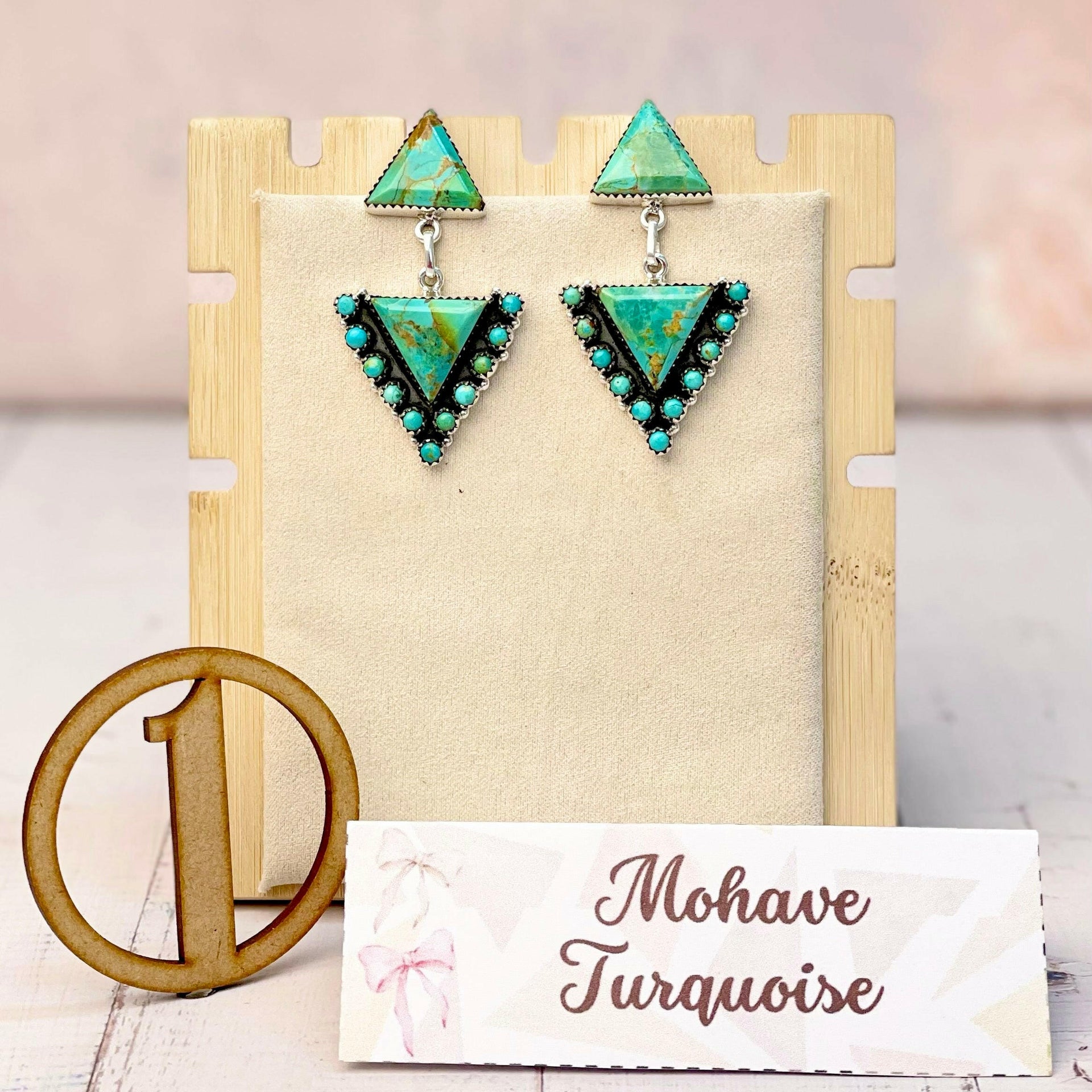 Solstice Edge Stone Drop Earrings MADE TO ORDER-Earrings-Krush Kandy, Women's Online Fashion Boutique Located in Phoenix, Arizona (Scottsdale Area)