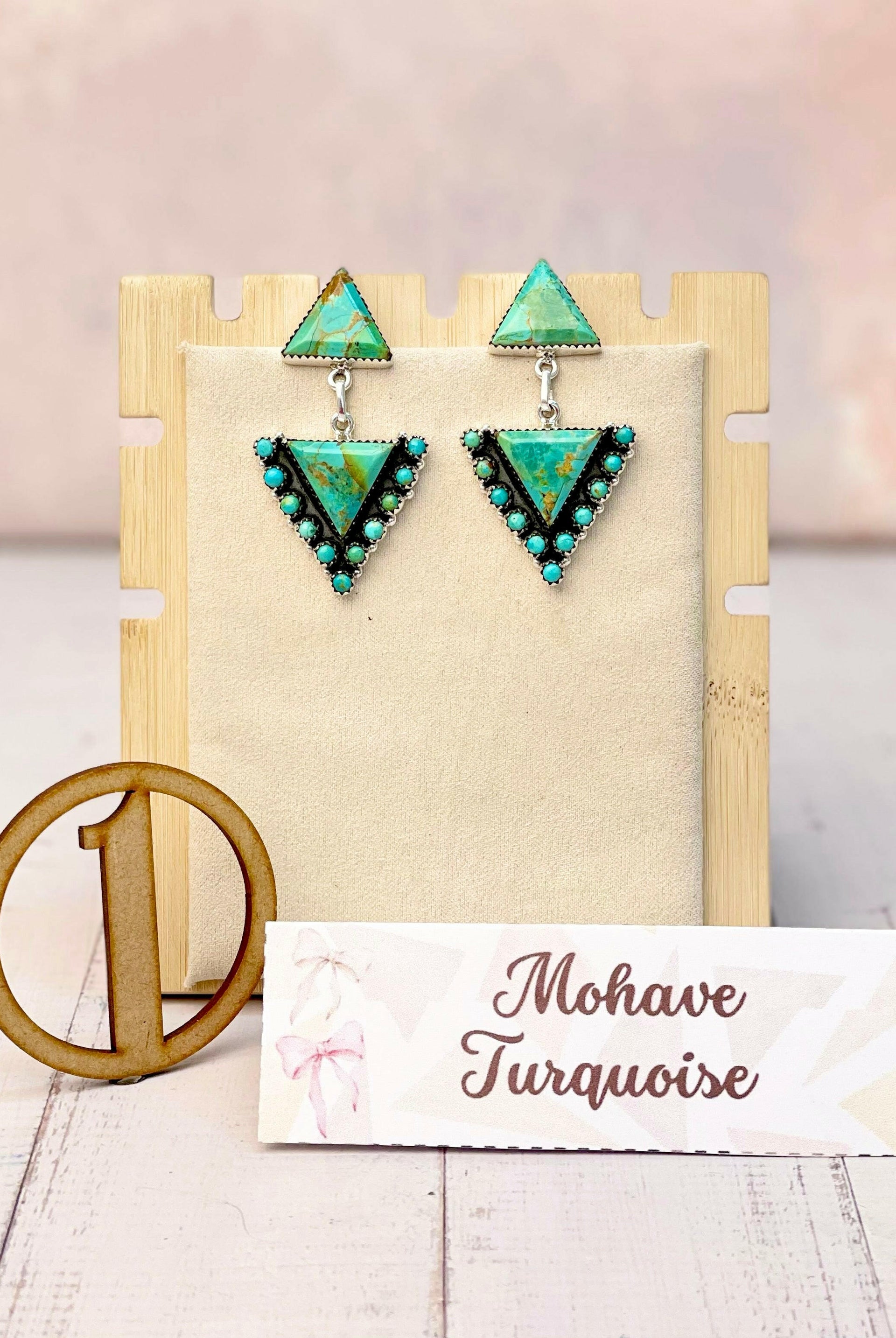 Solstice Edge Stone Drop Earrings MADE TO ORDER-Earrings-Krush Kandy, Women's Online Fashion Boutique Located in Phoenix, Arizona (Scottsdale Area)