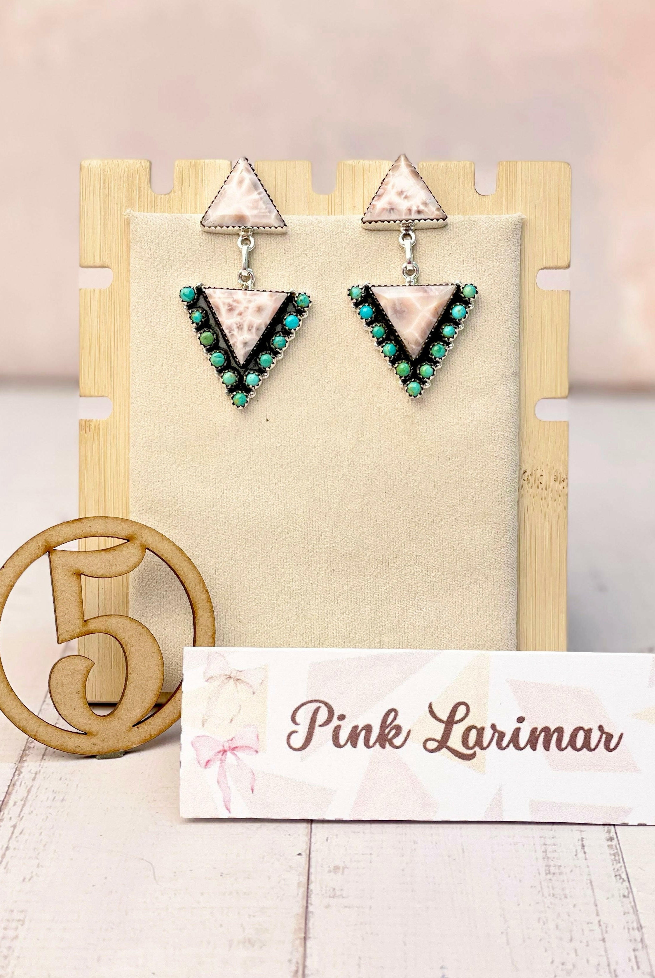 Solstice Edge Stone Drop Earrings MADE TO ORDER-Earrings-Krush Kandy, Women's Online Fashion Boutique Located in Phoenix, Arizona (Scottsdale Area)