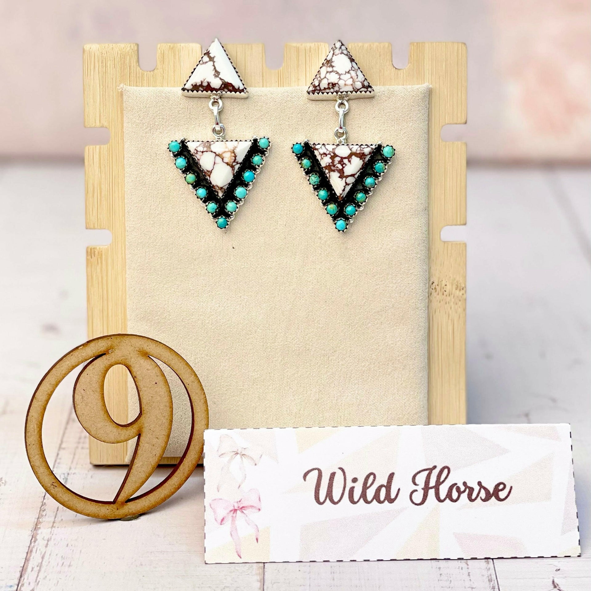 Solstice Edge Stone Drop Earrings MADE TO ORDER-Earrings-Krush Kandy, Women's Online Fashion Boutique Located in Phoenix, Arizona (Scottsdale Area)