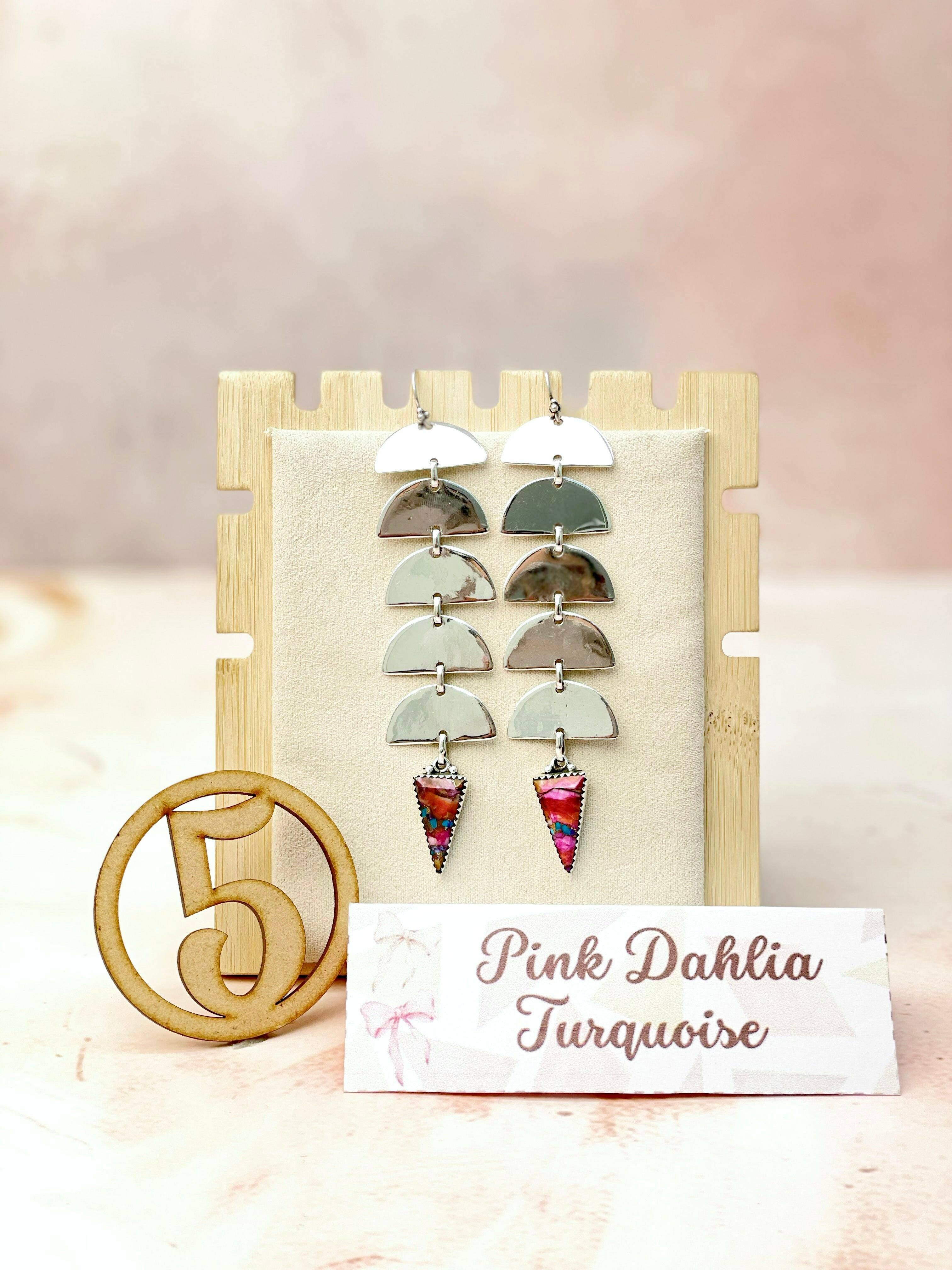 Paradise Valley Sterling Silver Stone Earrings-Earrings-Krush Kandy, Women's Online Fashion Boutique Located in Phoenix, Arizona (Scottsdale Area)
