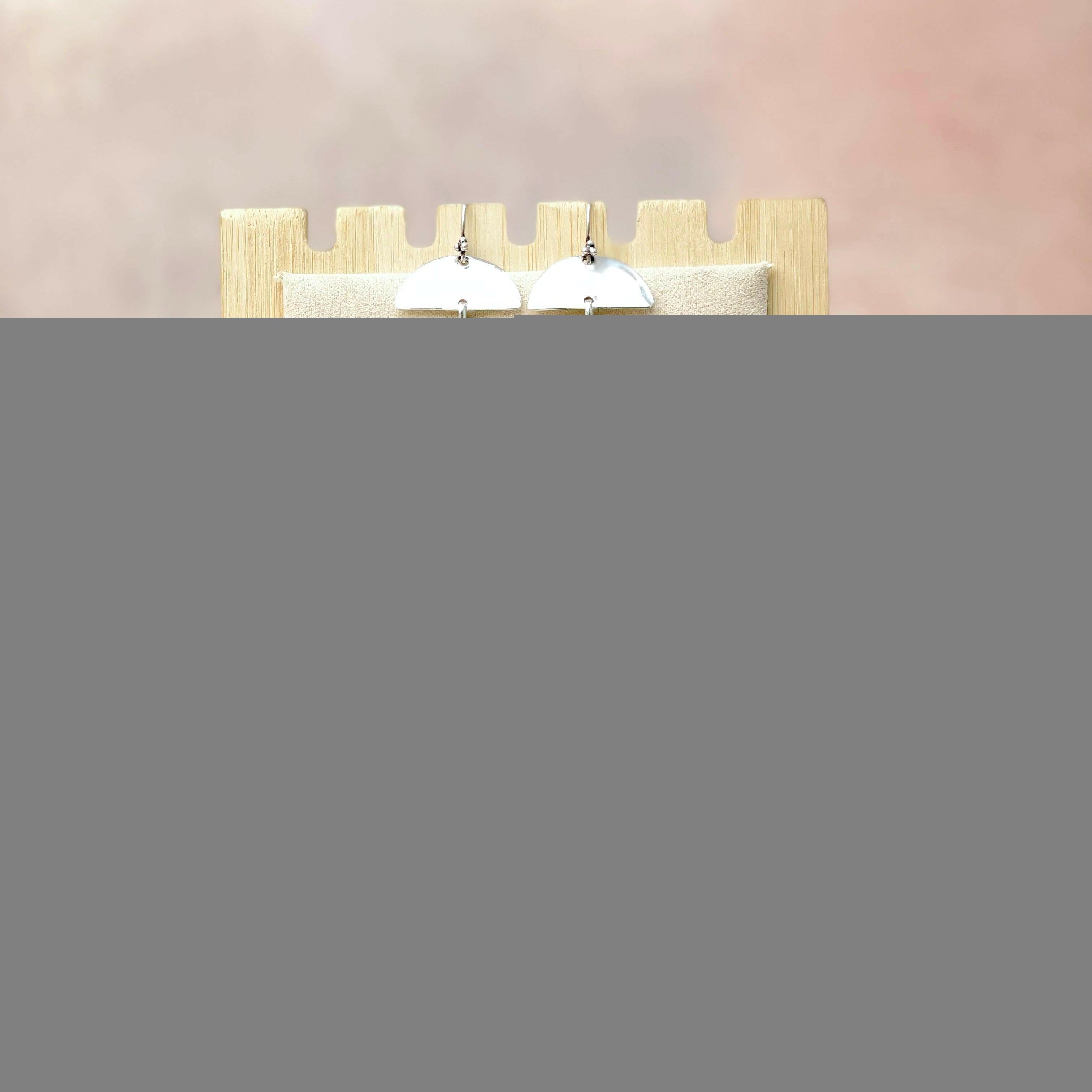 Paradise Valley Sterling Silver Stone Earrings-Earrings-Krush Kandy, Women's Online Fashion Boutique Located in Phoenix, Arizona (Scottsdale Area)