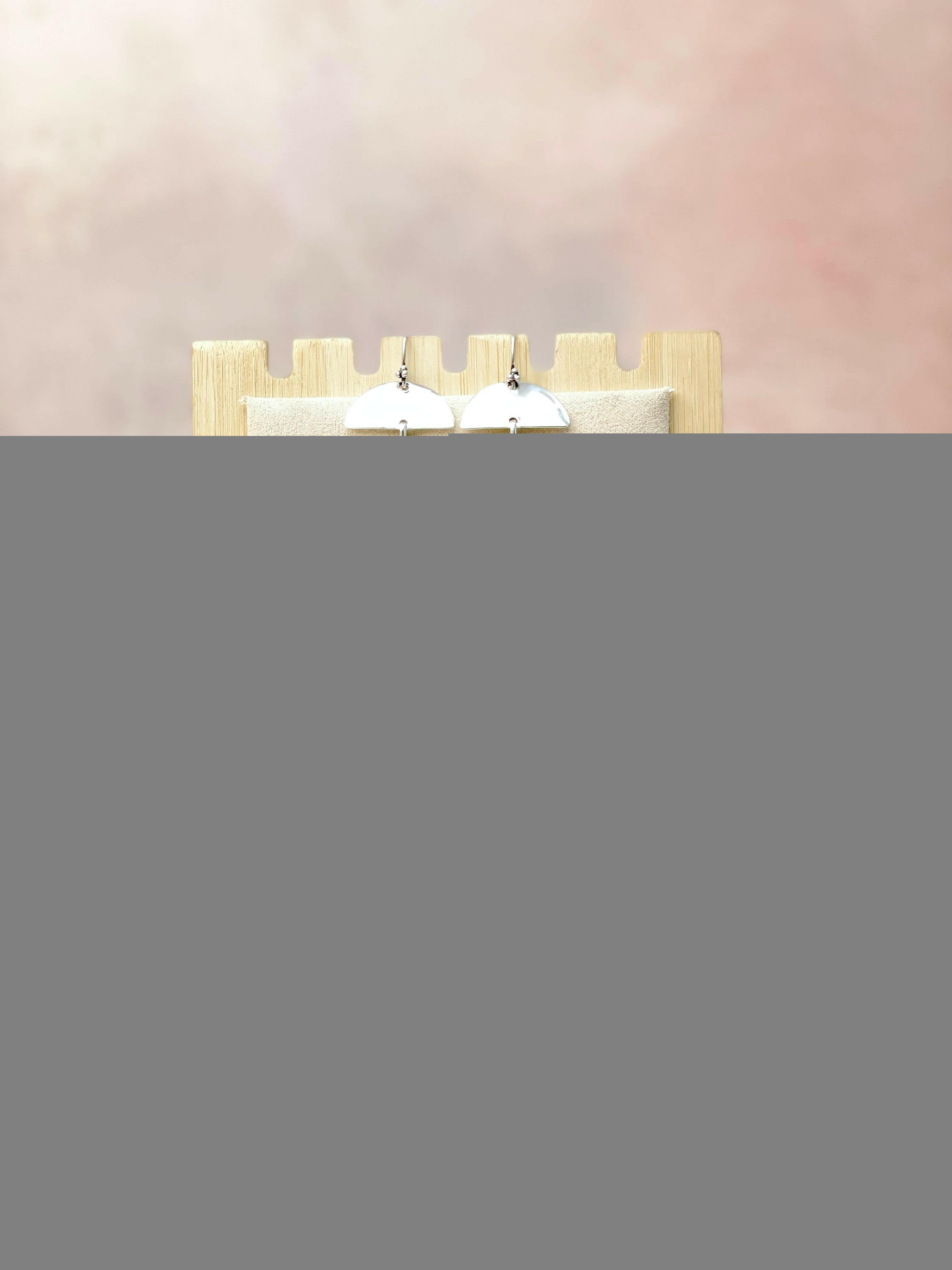 Paradise Valley Sterling Silver Stone Earrings-Earrings-Krush Kandy, Women's Online Fashion Boutique Located in Phoenix, Arizona (Scottsdale Area)