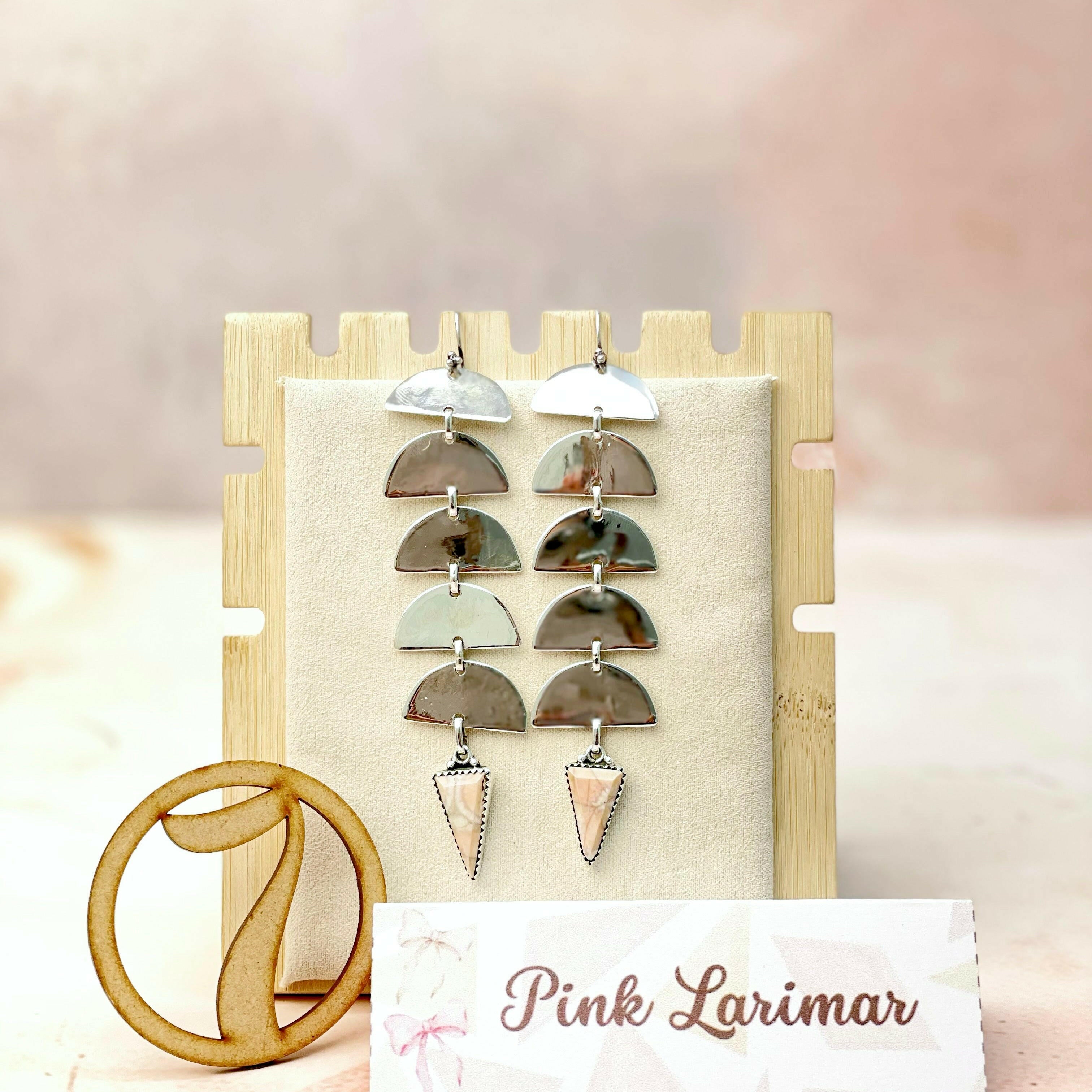 Paradise Valley Sterling Silver Stone Earrings-Earrings-Krush Kandy, Women's Online Fashion Boutique Located in Phoenix, Arizona (Scottsdale Area)