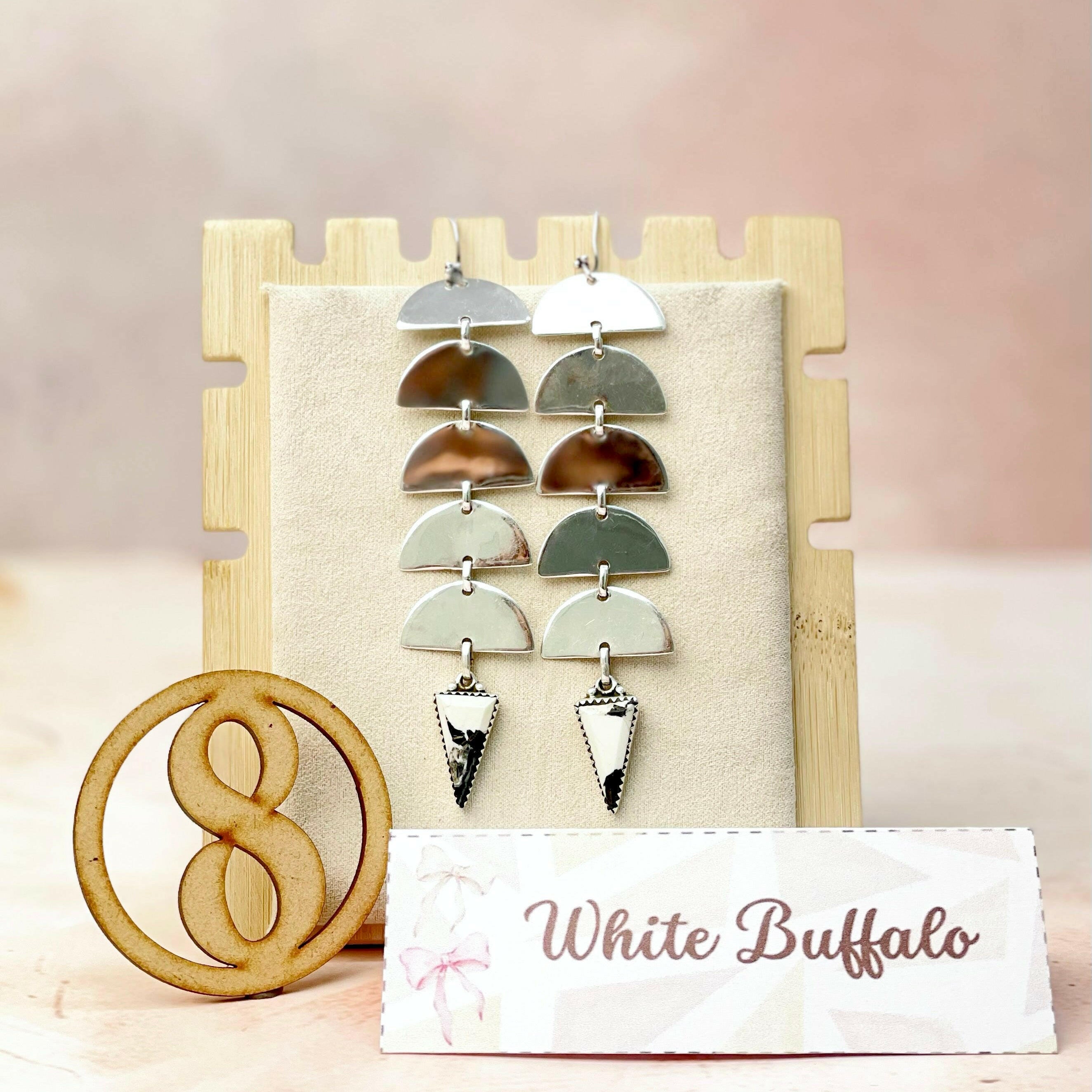 Paradise Valley Sterling Silver Stone Earrings-Earrings-Krush Kandy, Women's Online Fashion Boutique Located in Phoenix, Arizona (Scottsdale Area)