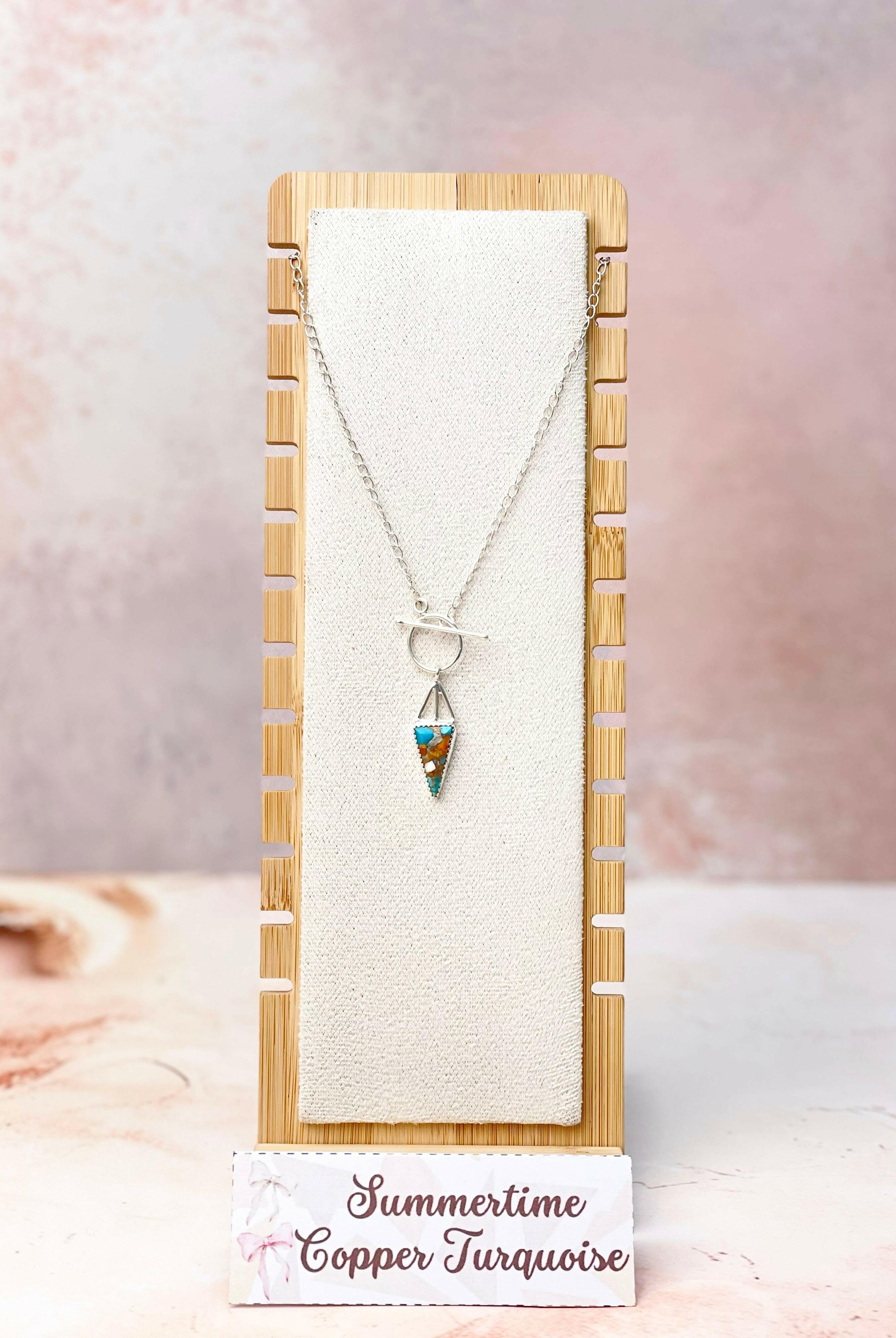 Triad Treasures Toggle Necklace-Necklaces-Krush Kandy, Women's Online Fashion Boutique Located in Phoenix, Arizona (Scottsdale Area)