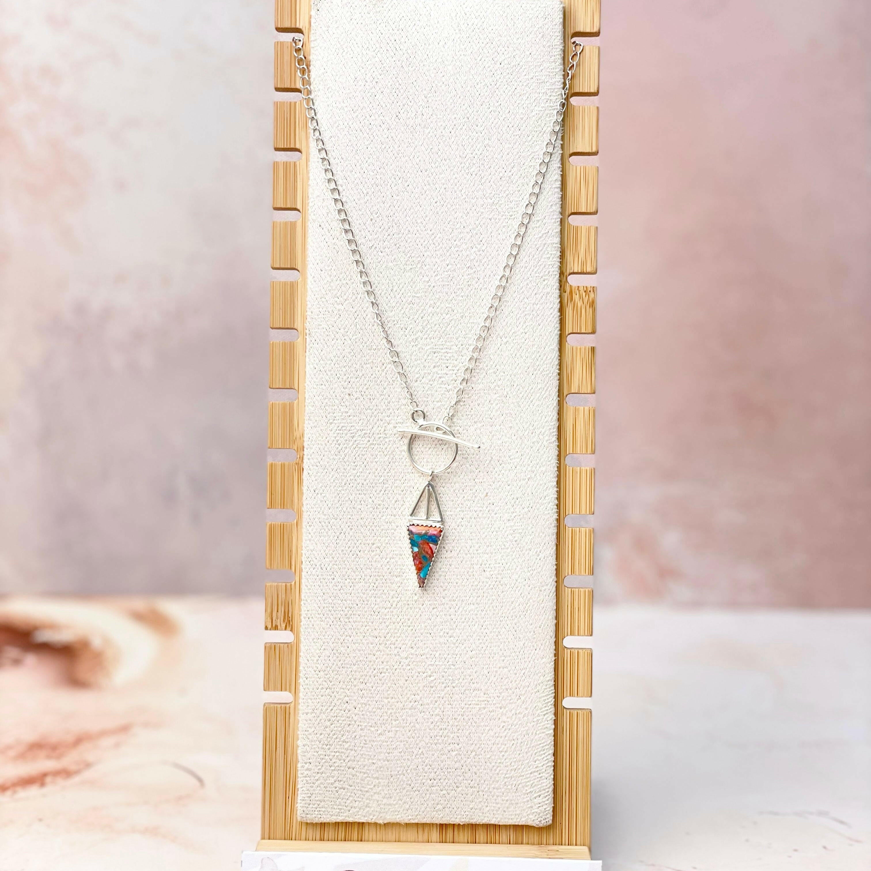 Triad Treasures Toggle Necklace-Necklaces-Krush Kandy, Women's Online Fashion Boutique Located in Phoenix, Arizona (Scottsdale Area)
