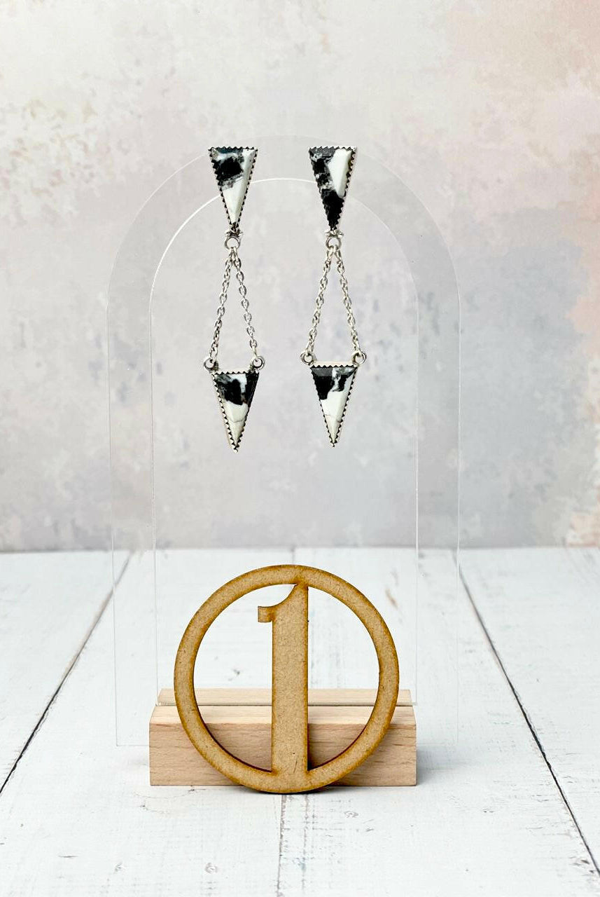 Lead The Way Stone Drop Earrings-Earrings-Krush Kandy, Women's Online Fashion Boutique Located in Phoenix, Arizona (Scottsdale Area)