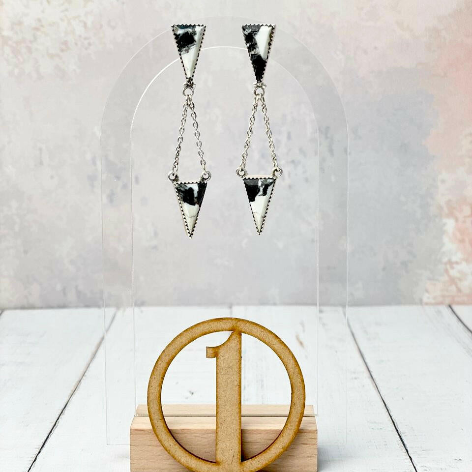 Lead The Way Stone Drop Earrings-Earrings-Krush Kandy, Women's Online Fashion Boutique Located in Phoenix, Arizona (Scottsdale Area)