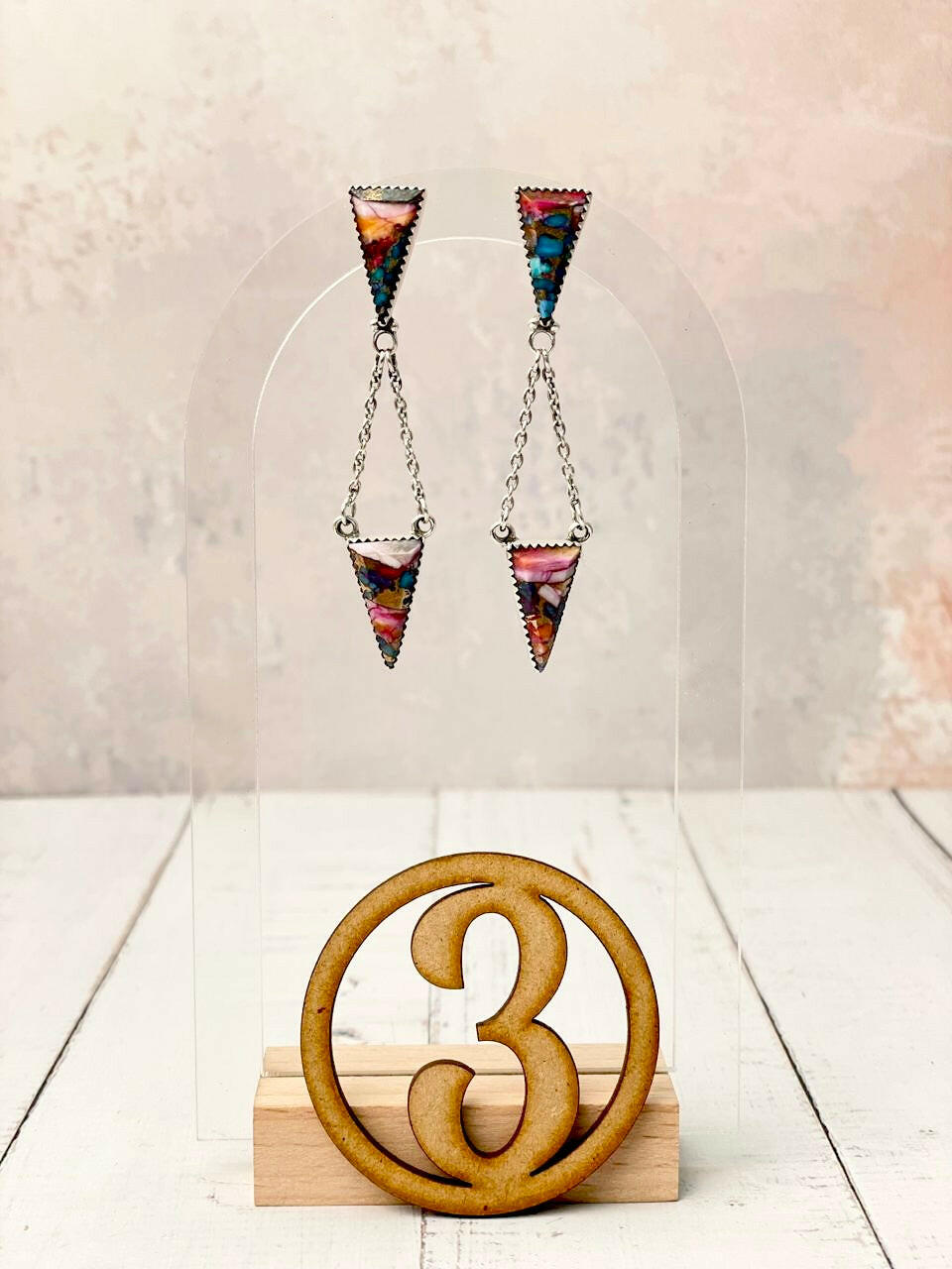 Lead The Way Stone Drop Earrings-Earrings-Krush Kandy, Women's Online Fashion Boutique Located in Phoenix, Arizona (Scottsdale Area)