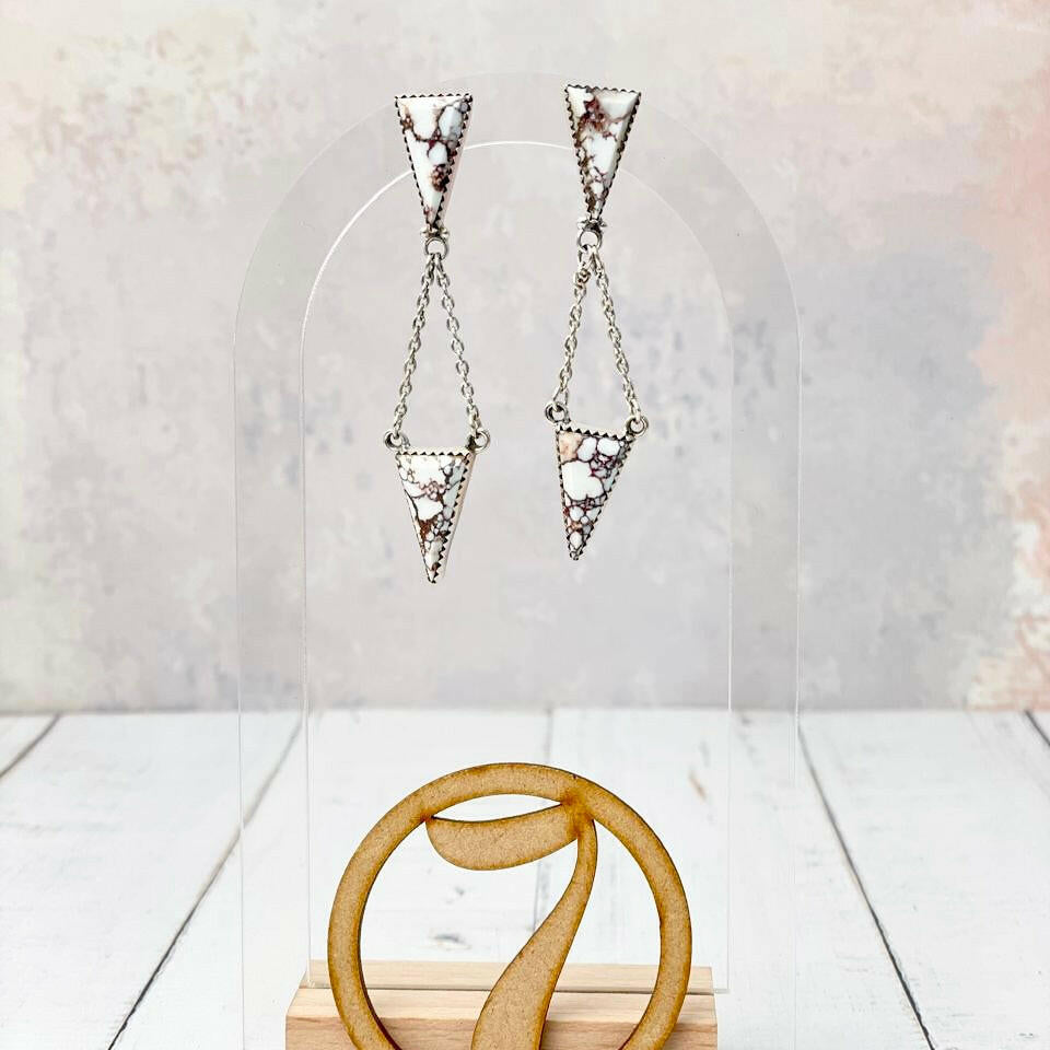 Lead The Way Stone Drop Earrings-Earrings-Krush Kandy, Women's Online Fashion Boutique Located in Phoenix, Arizona (Scottsdale Area)