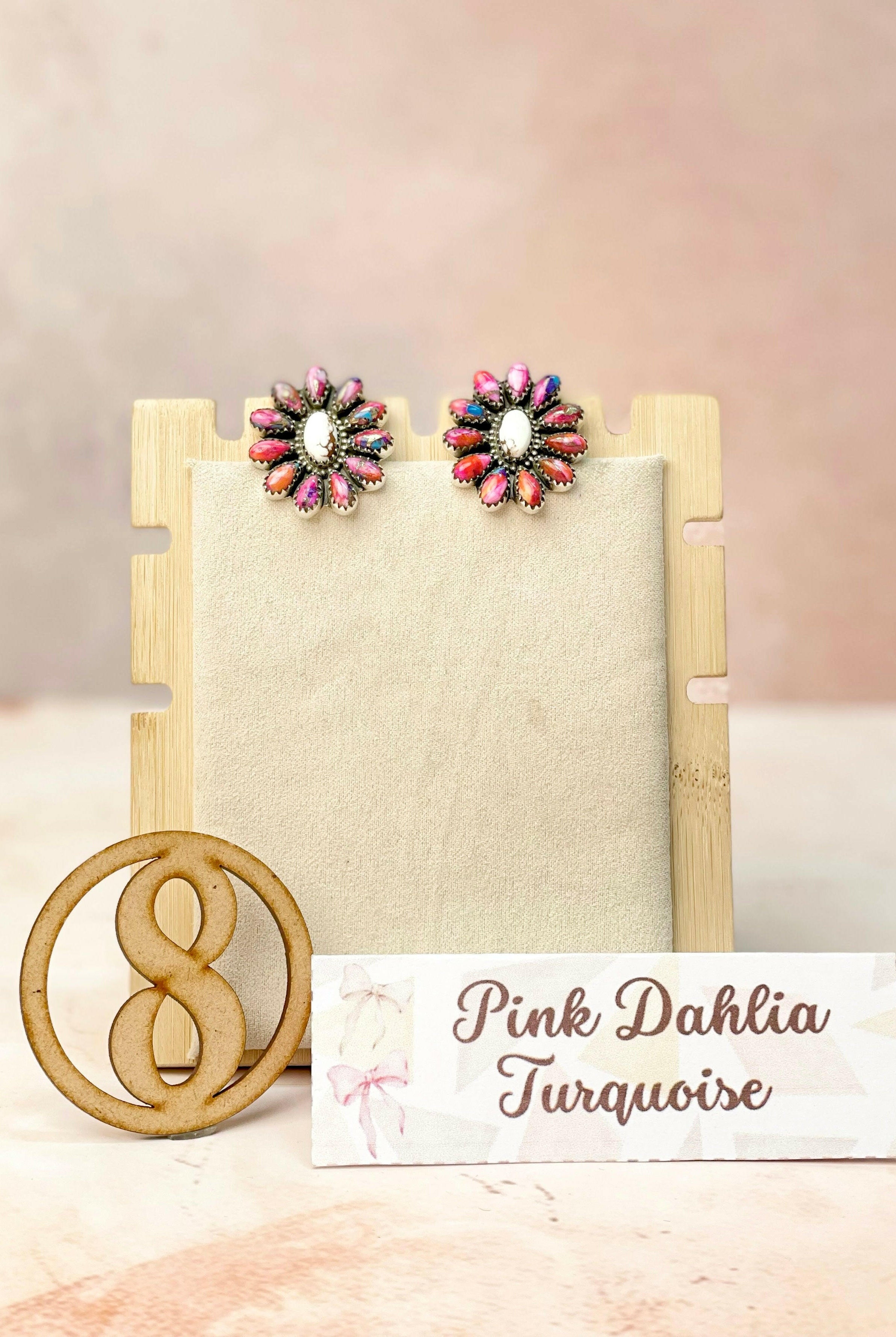 Kandy Blooming Stone Earrings-Earrings-Krush Kandy, Women's Online Fashion Boutique Located in Phoenix, Arizona (Scottsdale Area)