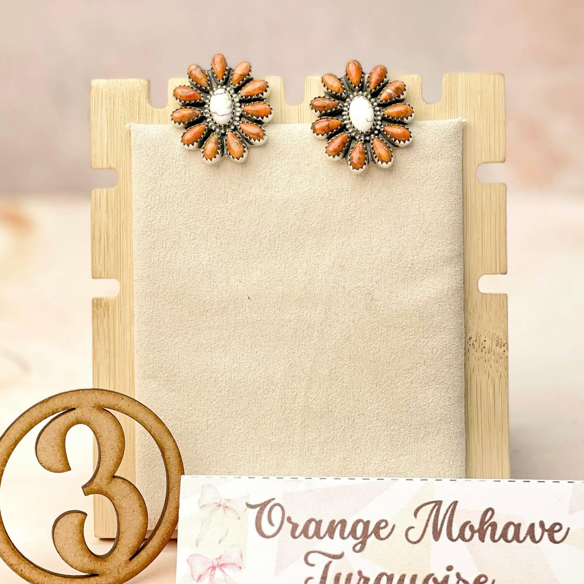 Kandy Blooming Stone Earrings-Earrings-Krush Kandy, Women's Online Fashion Boutique Located in Phoenix, Arizona (Scottsdale Area)