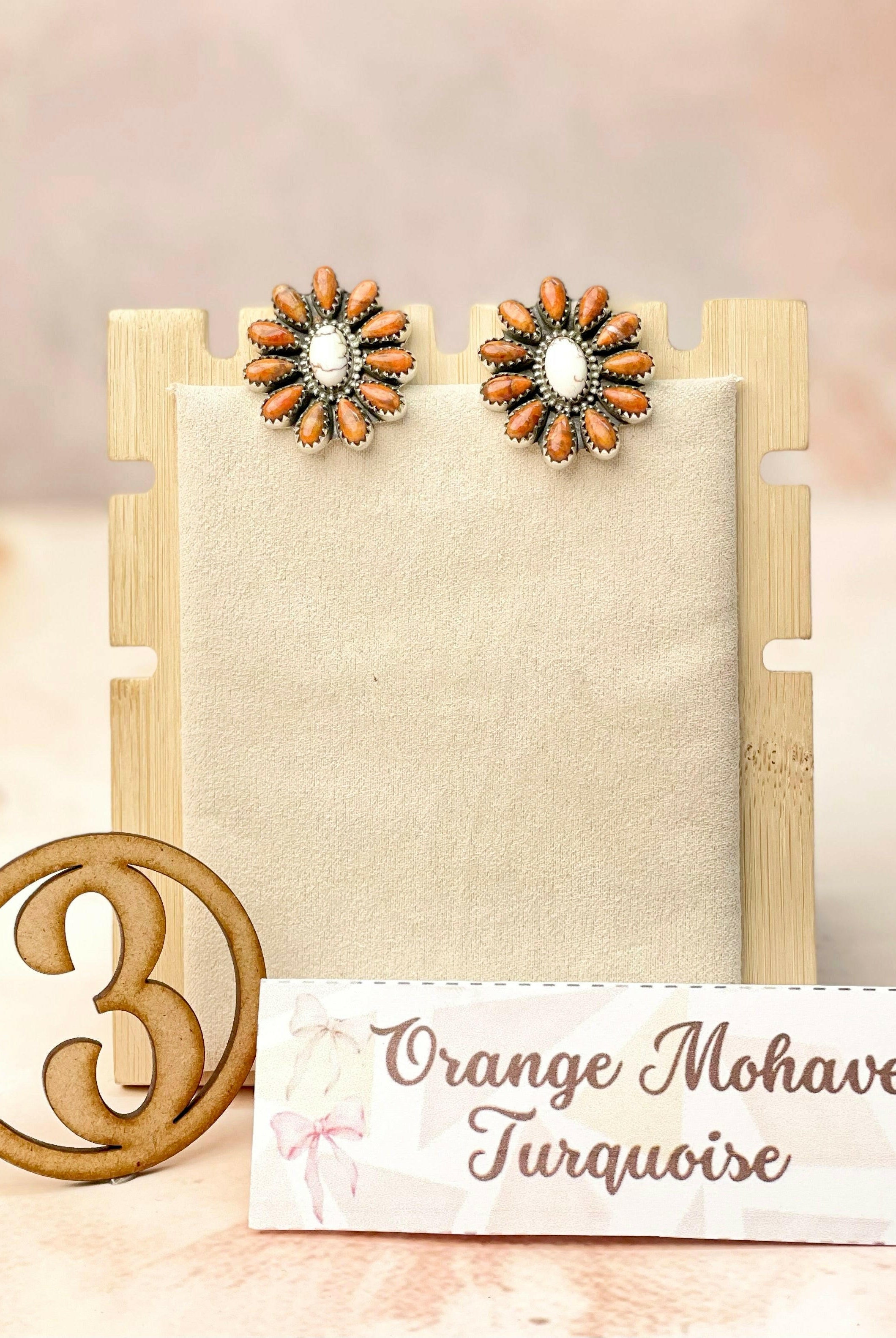 Kandy Blooming Stone Earrings-Earrings-Krush Kandy, Women's Online Fashion Boutique Located in Phoenix, Arizona (Scottsdale Area)