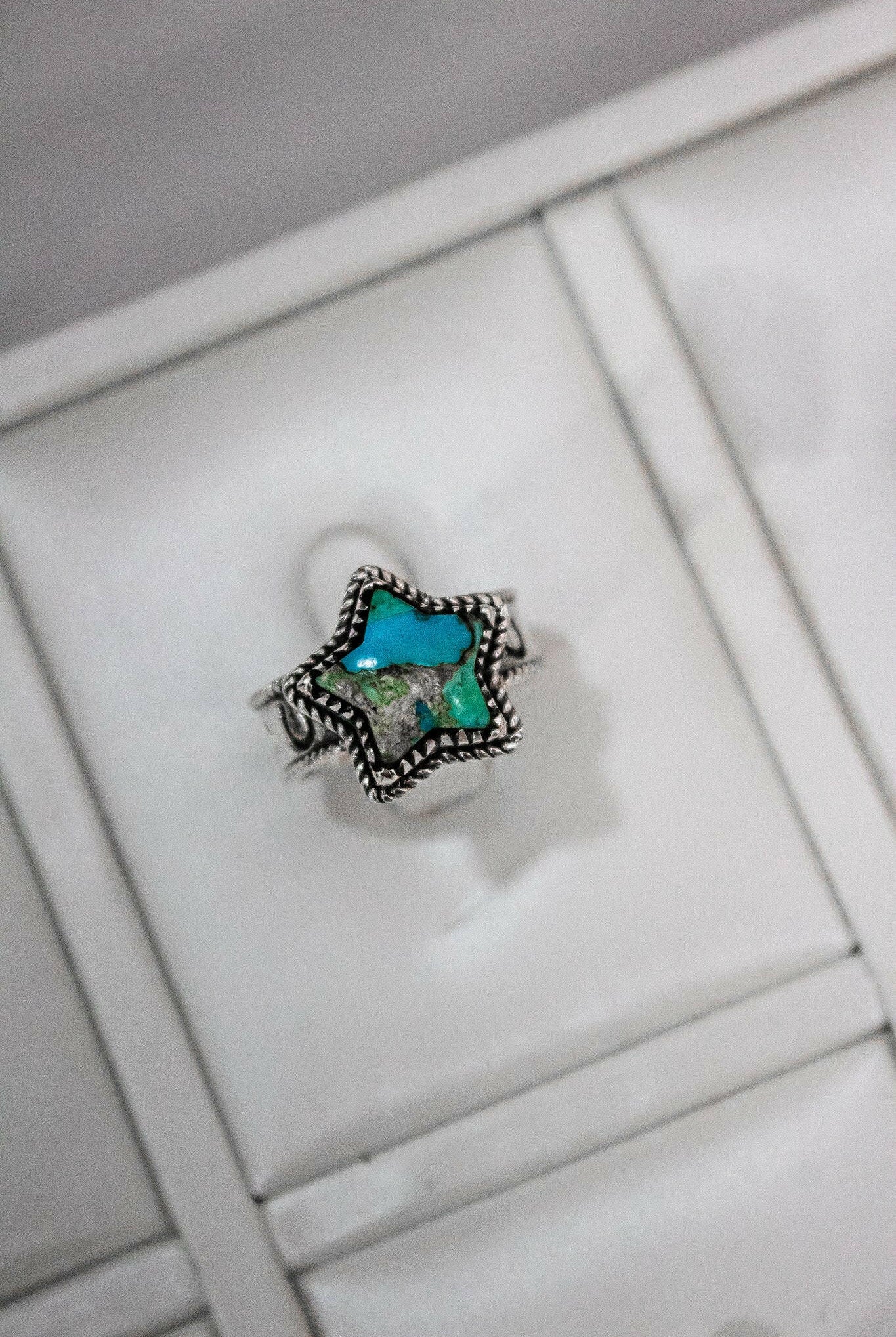 Starry Stamped Sterling Ring-Cluster Rings-Krush Kandy, Women's Online Fashion Boutique Located in Phoenix, Arizona (Scottsdale Area)