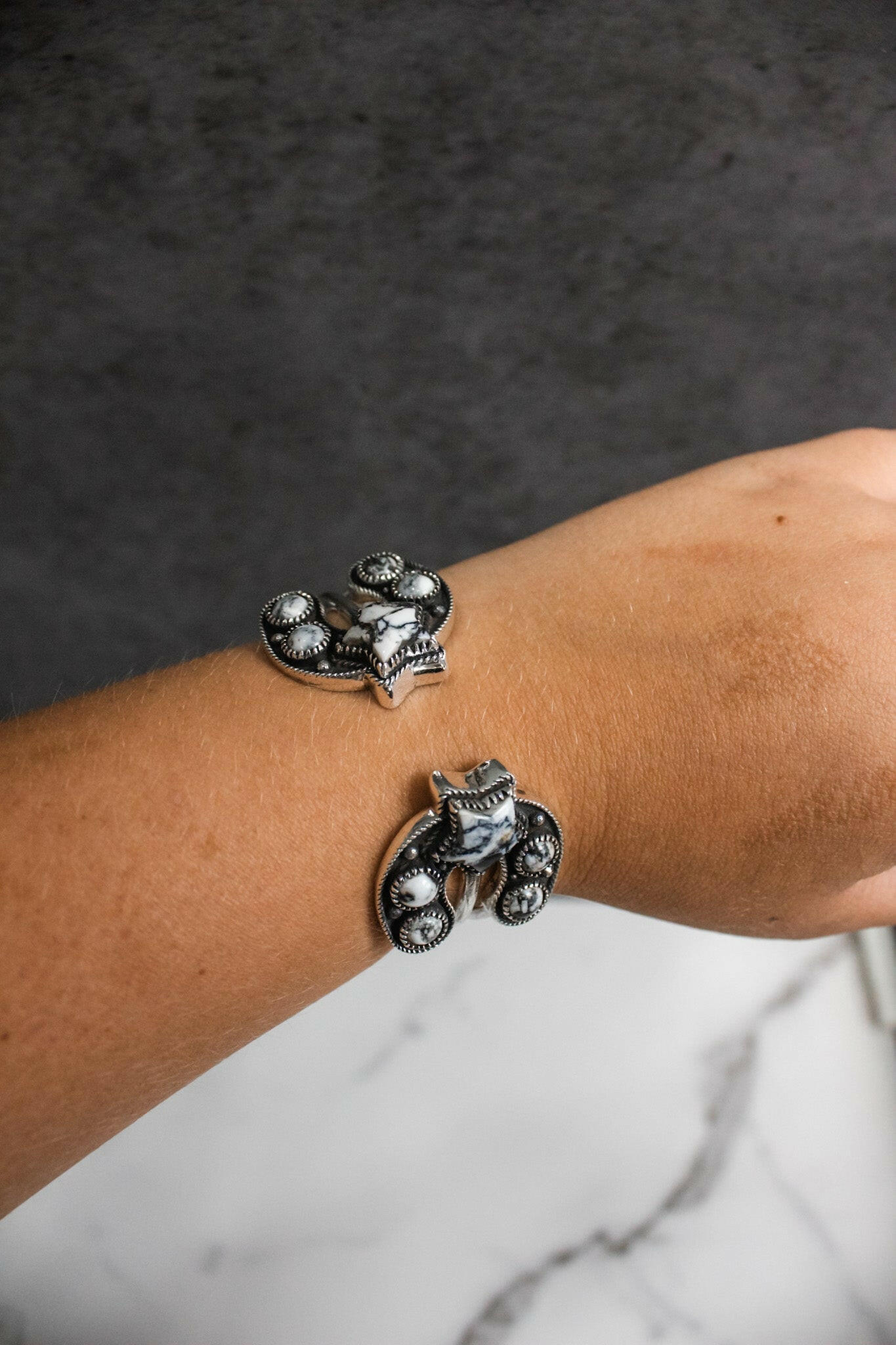 Horseshoe Haven Cuff-Chain Bracelets-Krush Kandy, Women's Online Fashion Boutique Located in Phoenix, Arizona (Scottsdale Area)