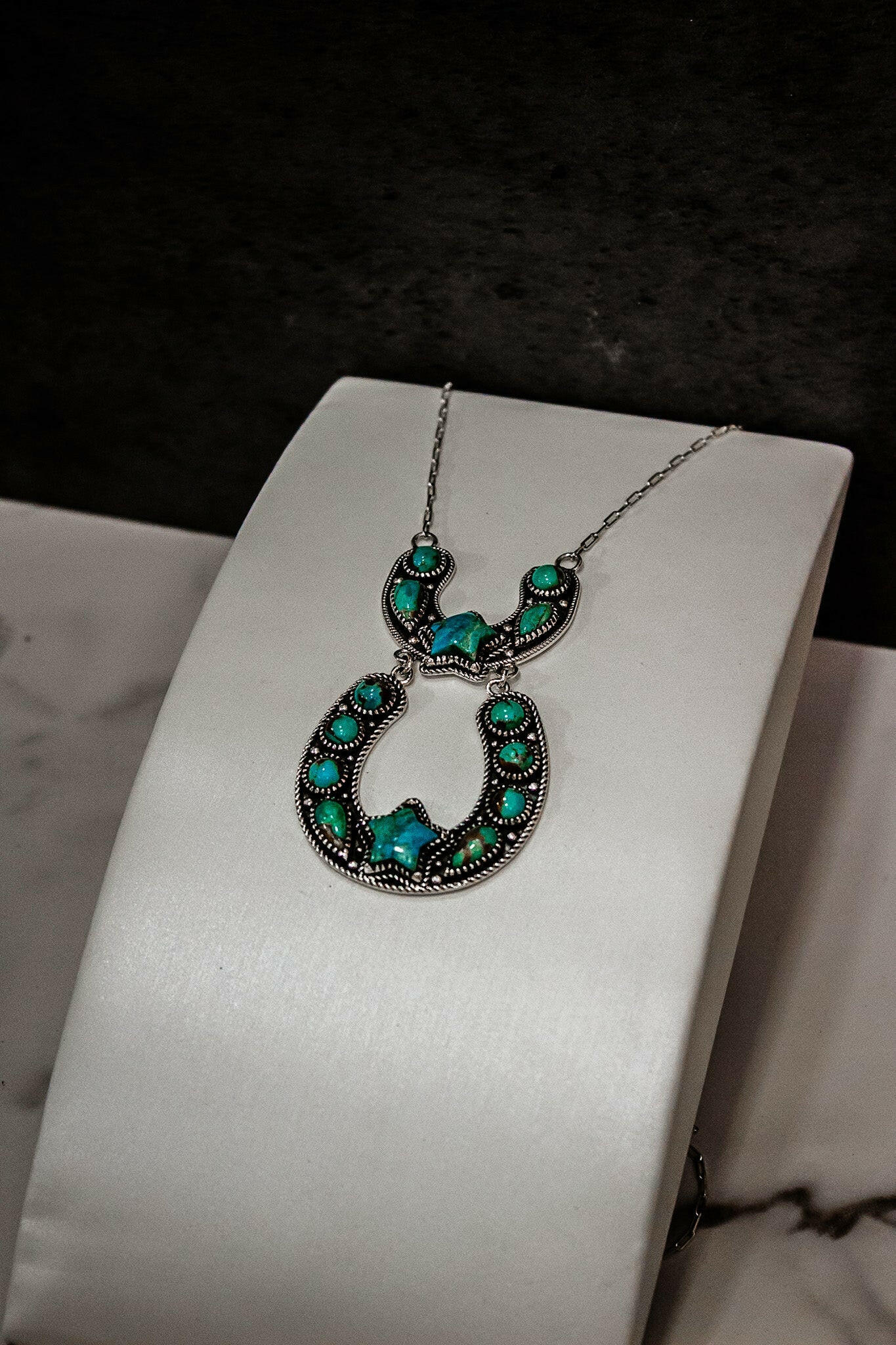 Double The Luck Horseshoe Necklace-Chain Necklaces-Krush Kandy, Women's Online Fashion Boutique Located in Phoenix, Arizona (Scottsdale Area)