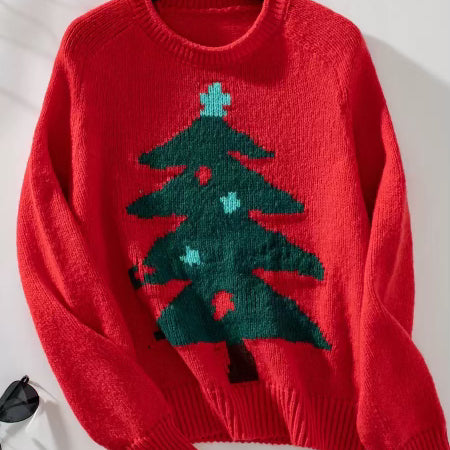 Christmas Tree Pullover Sweater-Sweaters-Krush Kandy, Women's Online Fashion Boutique Located in Phoenix, Arizona (Scottsdale Area)