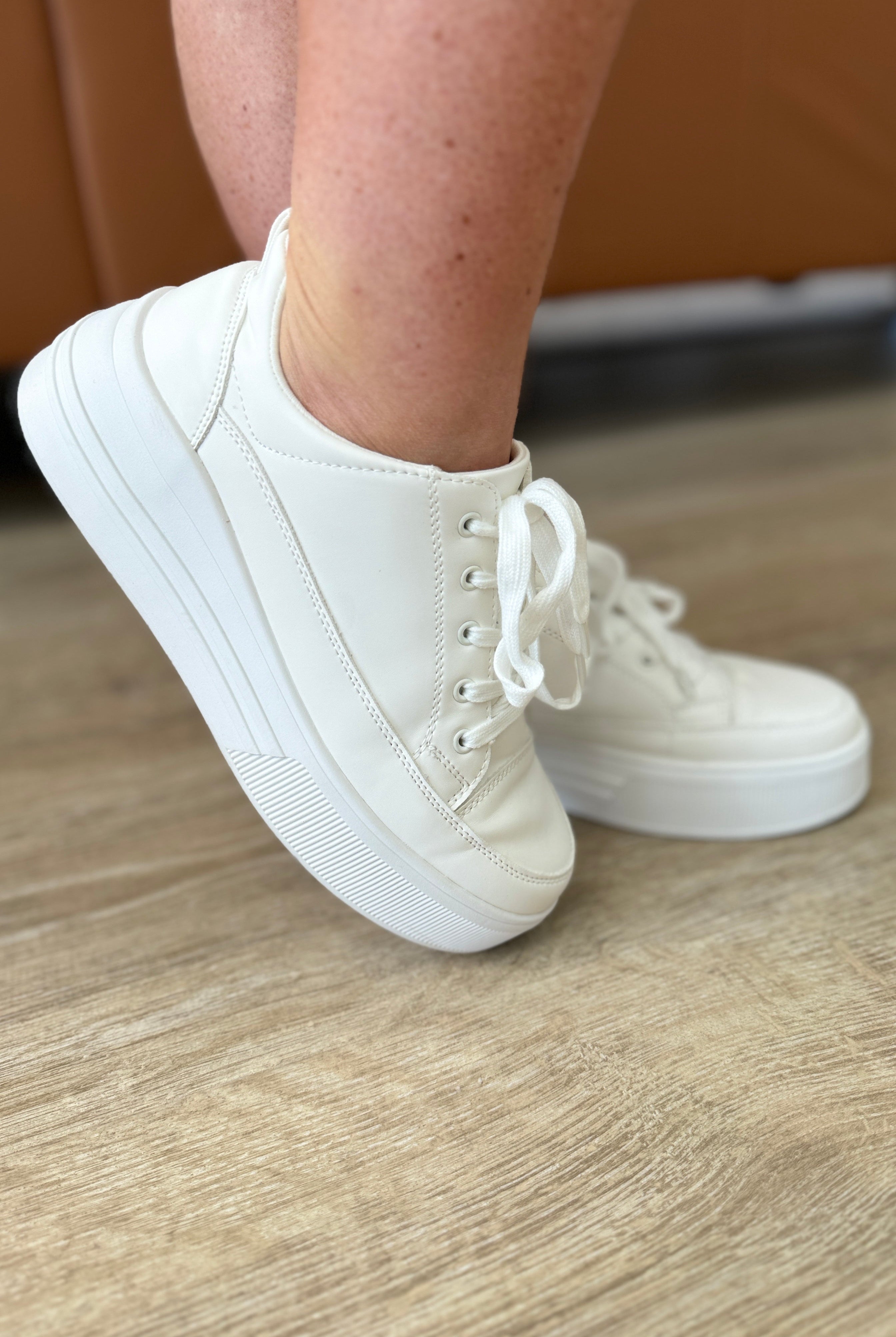 Take You Anywhere Sneakers in White-Sneakers-Krush Kandy, Women's Online Fashion Boutique Located in Phoenix, Arizona (Scottsdale Area)
