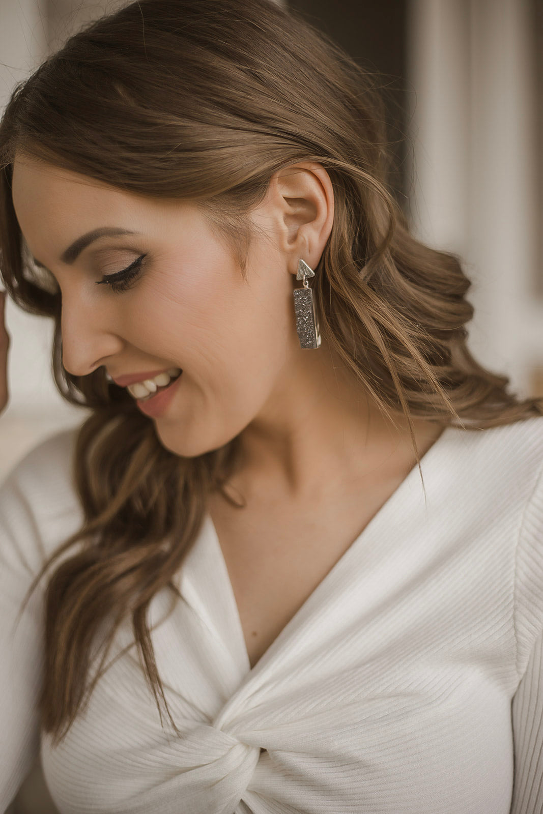 Dazzling Druzy Earrings MADE TO ORDER-Earrings-Krush Kandy, Women's Online Fashion Boutique Located in Phoenix, Arizona (Scottsdale Area)