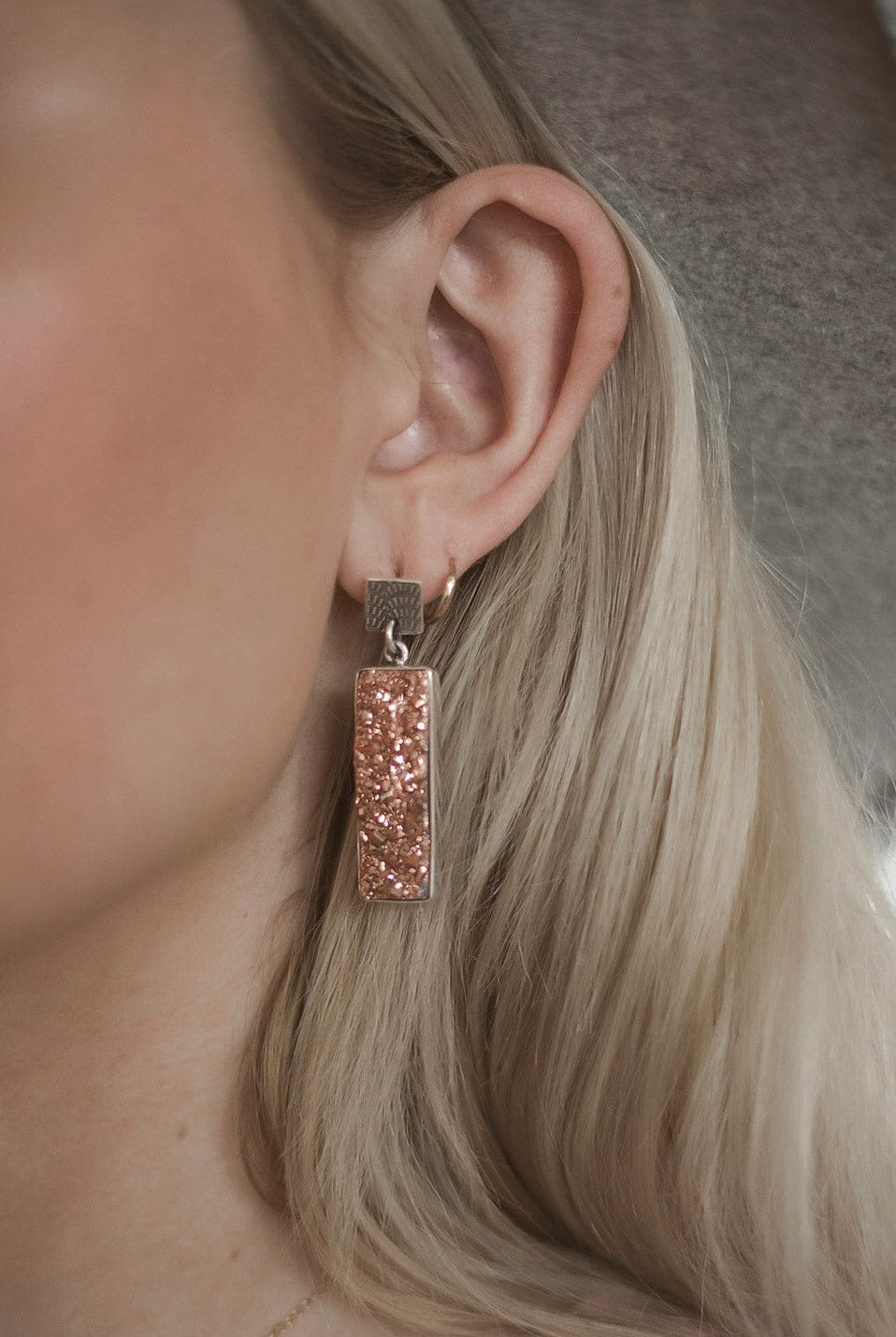 Dazzling Druzy Earrings MADE TO ORDER-Earrings-Krush Kandy, Women's Online Fashion Boutique Located in Phoenix, Arizona (Scottsdale Area)