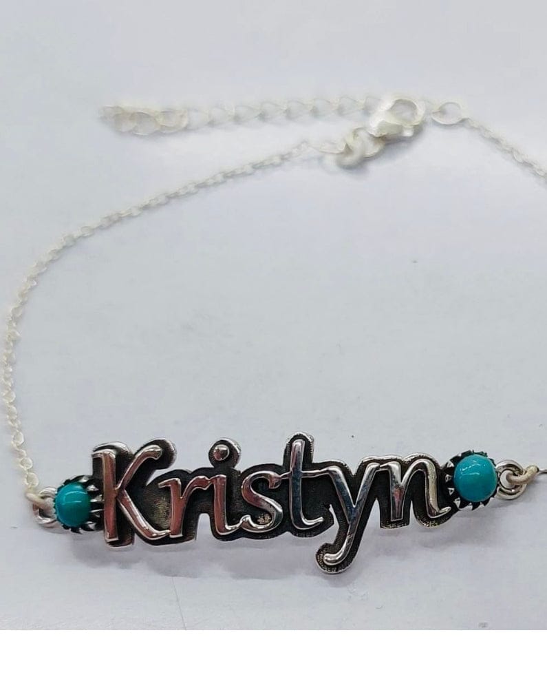 Sterling Name Slider Bracelet MADE TO ORDER-Chain Bracelets-Krush Kandy, Women's Online Fashion Boutique Located in Phoenix, Arizona (Scottsdale Area)