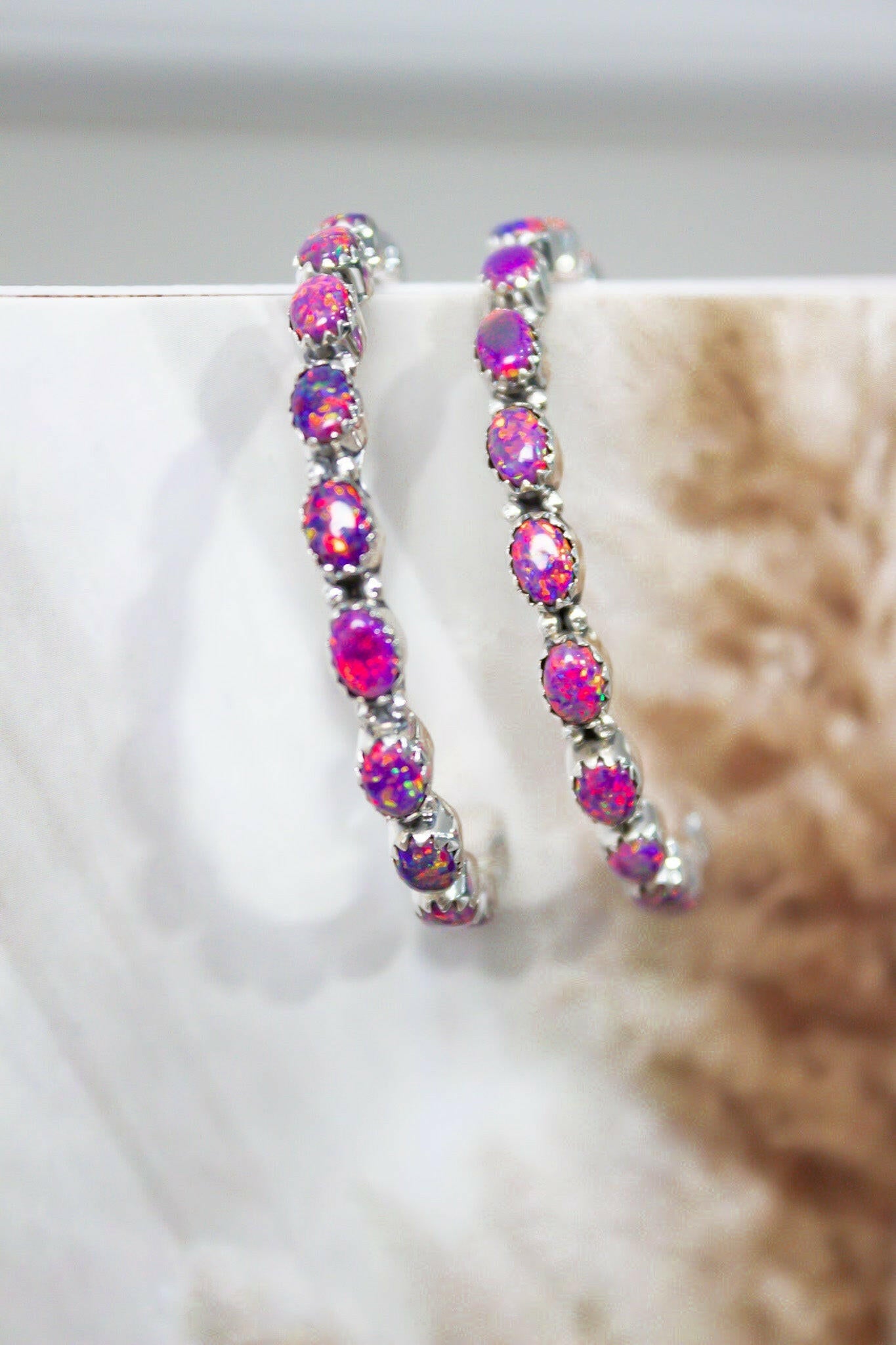 Tiffany Sterling Silver Hoop Earrings | PREORDER NOW OPEN-Hoop Earrings-Krush Kandy, Women's Online Fashion Boutique Located in Phoenix, Arizona (Scottsdale Area)