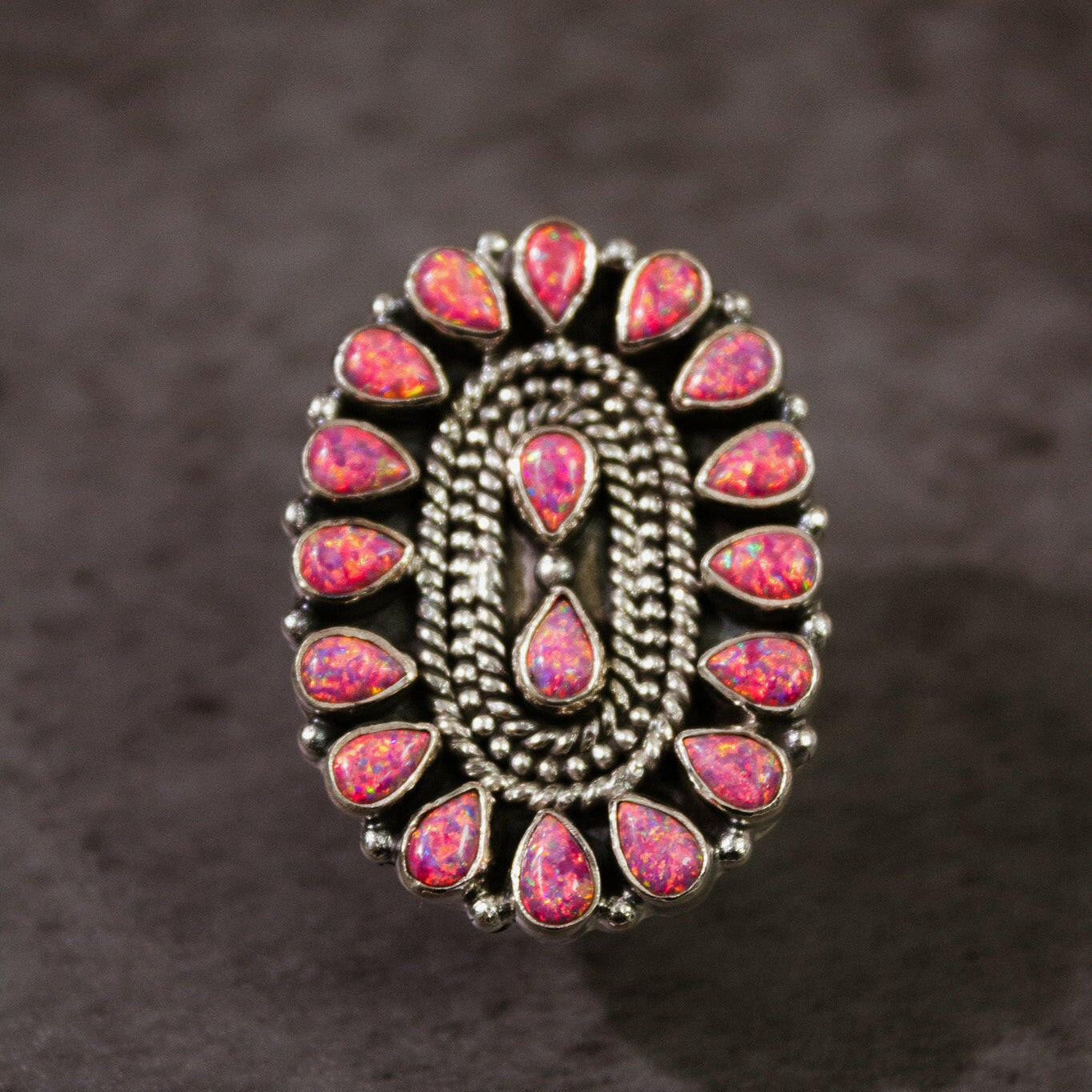 Kristyn's Classic Concho Stone Ring-Ring Sizers-Krush Kandy, Women's Online Fashion Boutique Located in Phoenix, Arizona (Scottsdale Area)