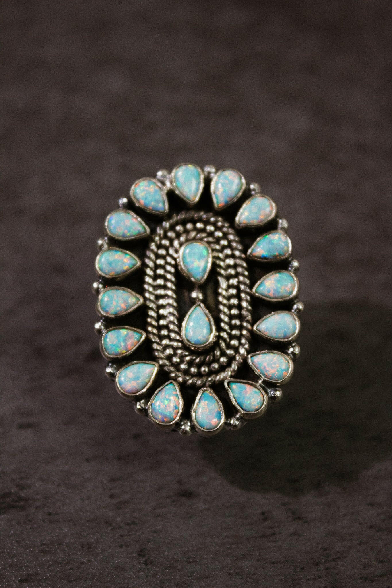 Kristyn's Classic Concho Stone Ring-Ring Sizers-Krush Kandy, Women's Online Fashion Boutique Located in Phoenix, Arizona (Scottsdale Area)