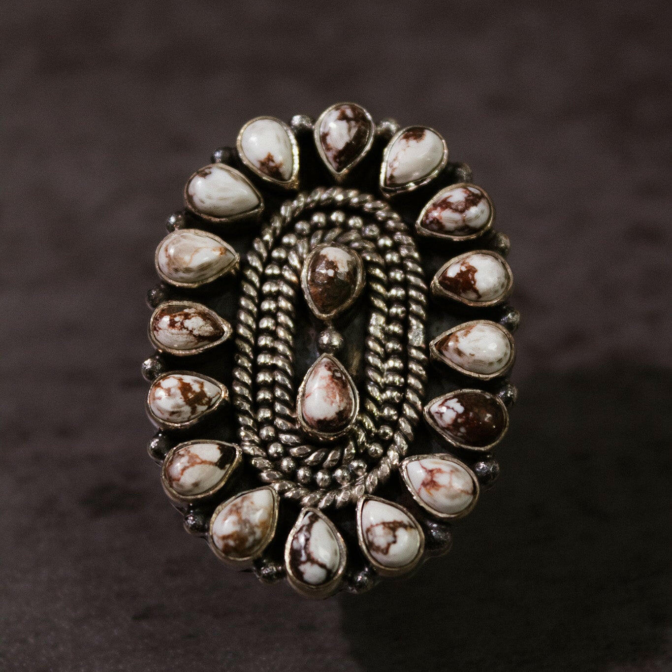 Kristyn's Classic Concho Stone Ring-Ring Sizers-Krush Kandy, Women's Online Fashion Boutique Located in Phoenix, Arizona (Scottsdale Area)