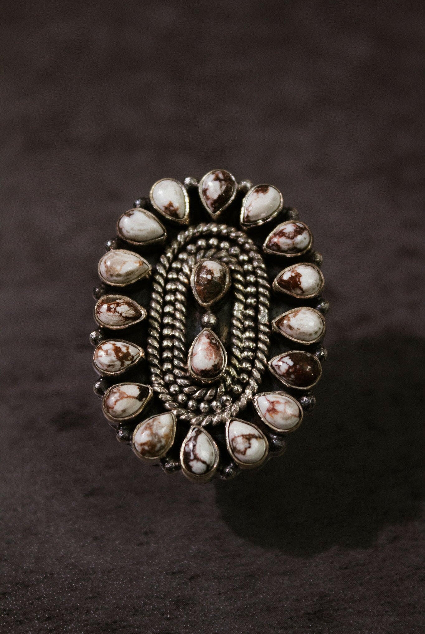 Kristyn's Classic Concho Stone Ring-Ring Sizers-Krush Kandy, Women's Online Fashion Boutique Located in Phoenix, Arizona (Scottsdale Area)