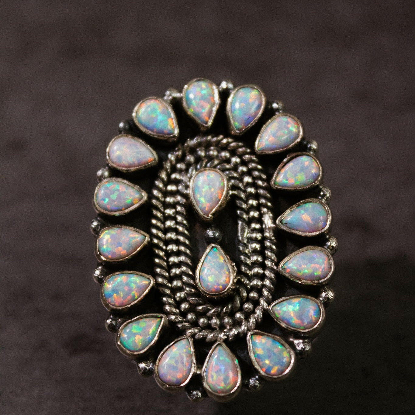 Kristyn's Classic Concho Stone Ring-Ring Sizers-Krush Kandy, Women's Online Fashion Boutique Located in Phoenix, Arizona (Scottsdale Area)