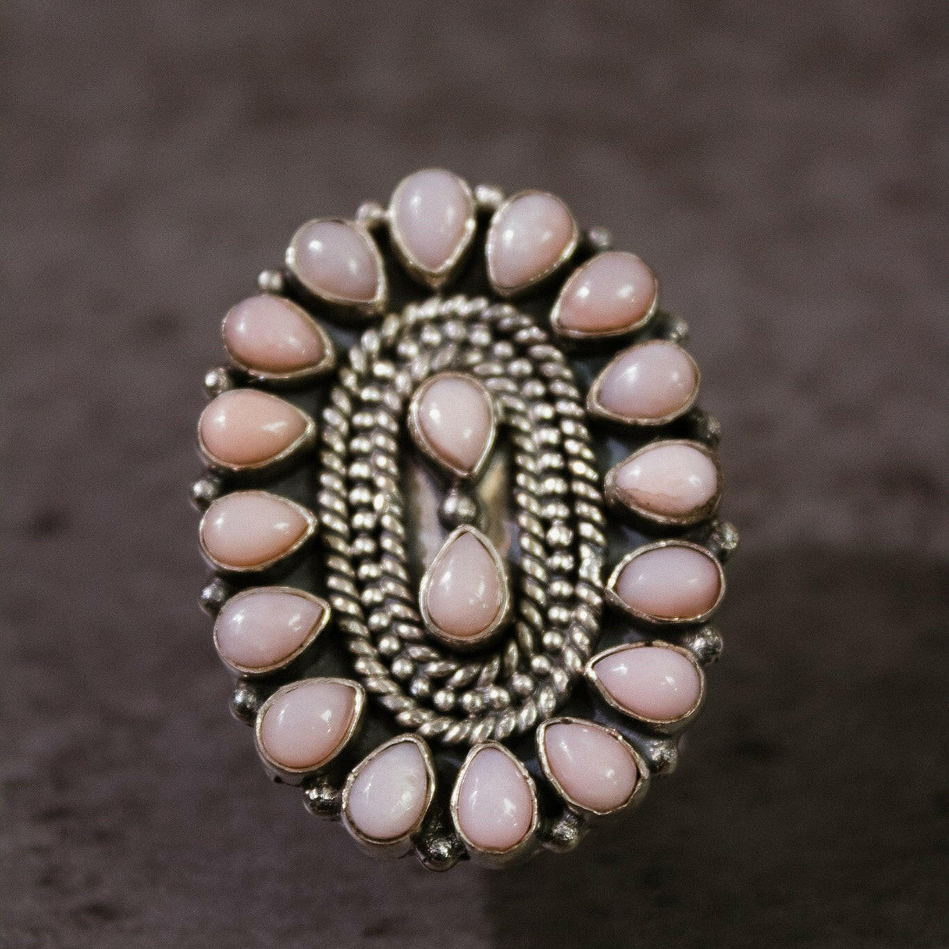 Kristyn's Classic Concho Stone Ring-Ring Sizers-Krush Kandy, Women's Online Fashion Boutique Located in Phoenix, Arizona (Scottsdale Area)
