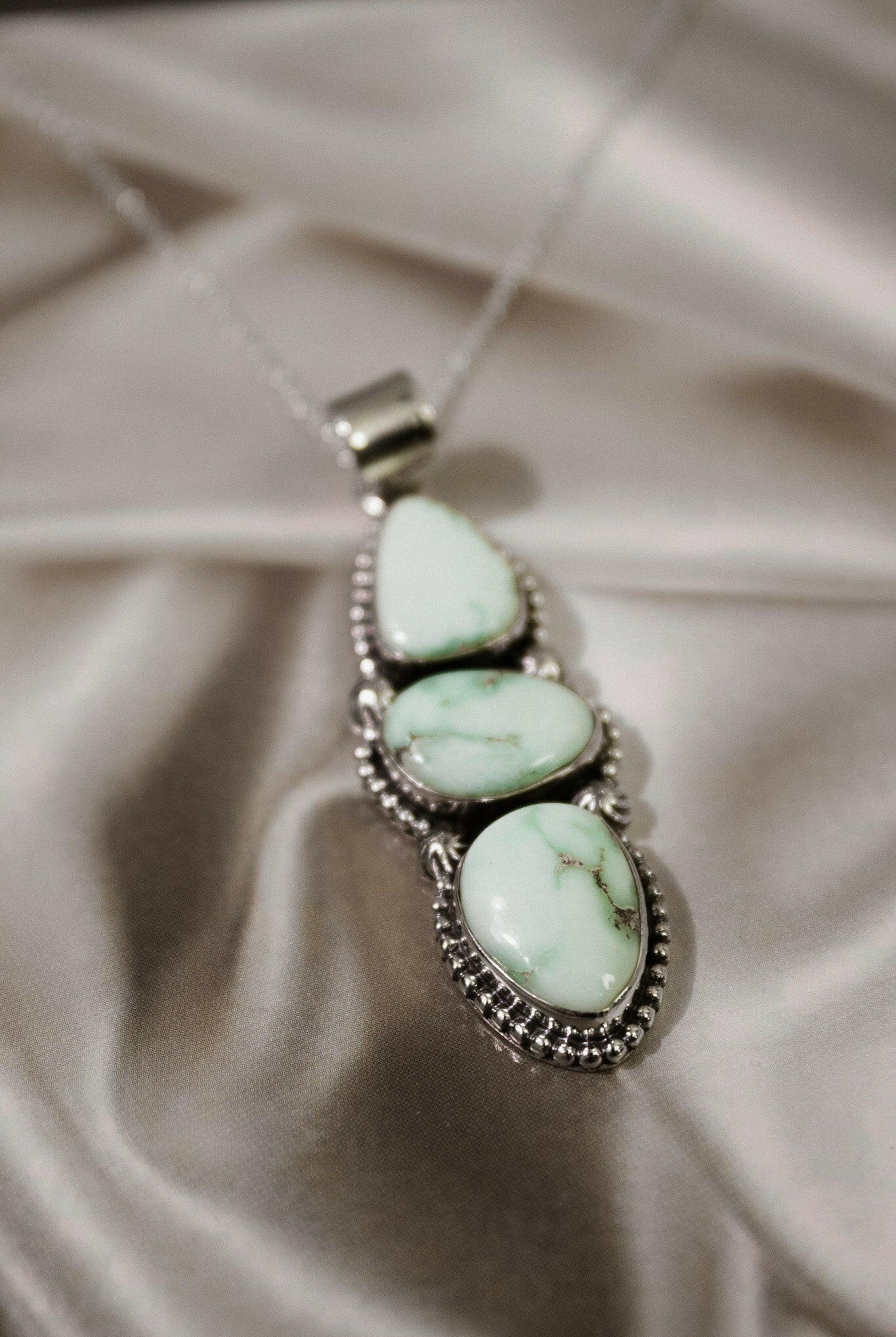 Palomas Three Stone Pendant-Chain Necklaces-Krush Kandy, Women's Online Fashion Boutique Located in Phoenix, Arizona (Scottsdale Area)