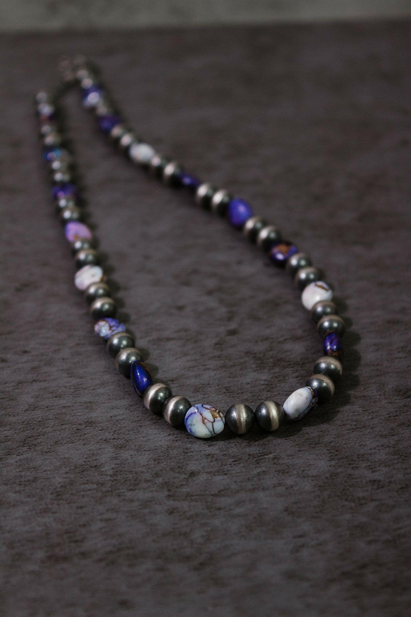 Purple Fusion Desert Pearl Necklace-Chain Necklaces-Krush Kandy, Women's Online Fashion Boutique Located in Phoenix, Arizona (Scottsdale Area)