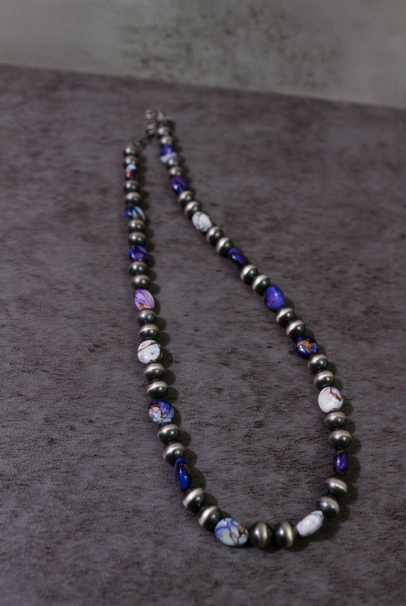 Purple Fusion Desert Pearl Necklace-Chain Necklaces-Krush Kandy, Women's Online Fashion Boutique Located in Phoenix, Arizona (Scottsdale Area)