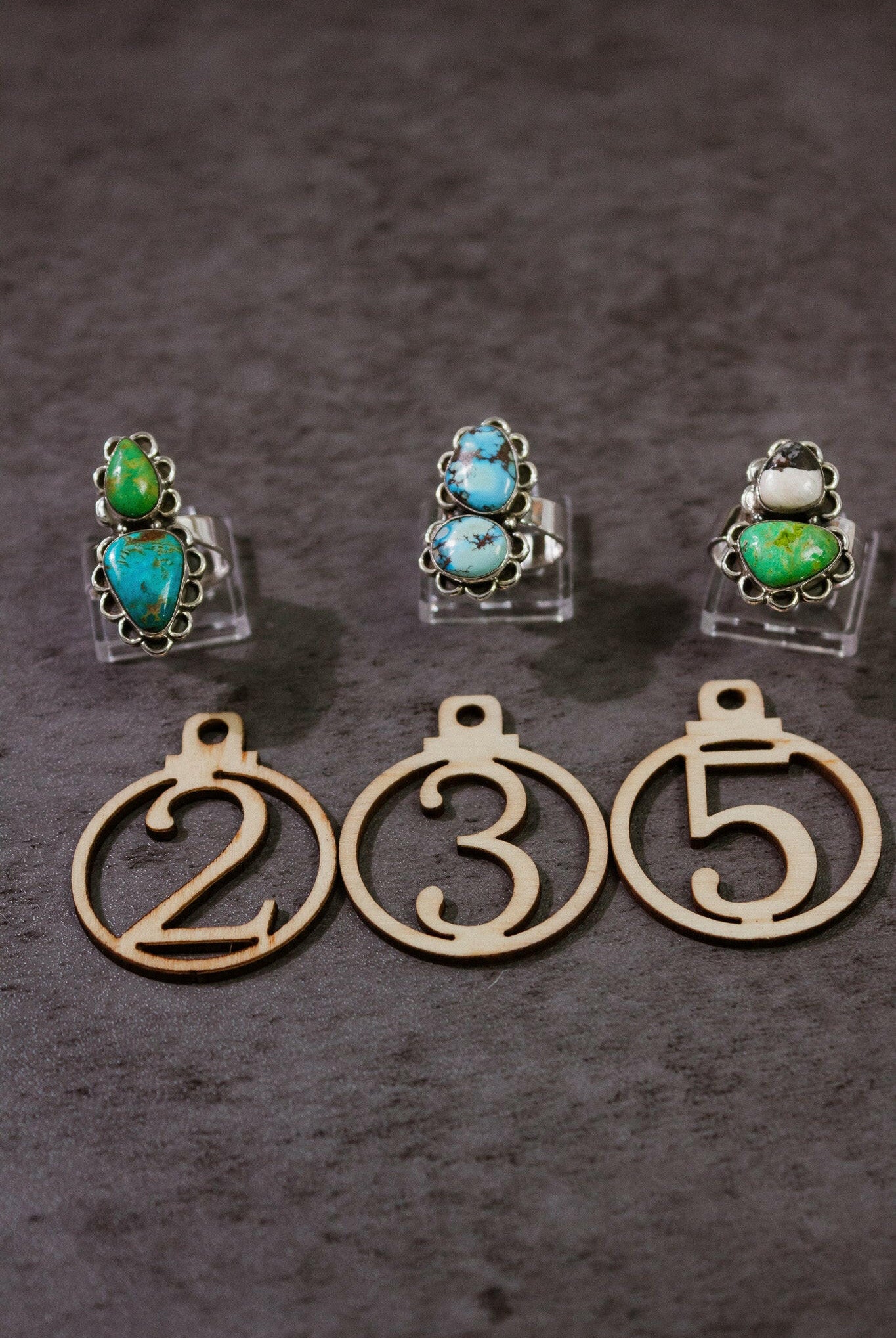 Krushed Stone Rings-Rings-Krush Kandy, Women's Online Fashion Boutique Located in Phoenix, Arizona (Scottsdale Area)