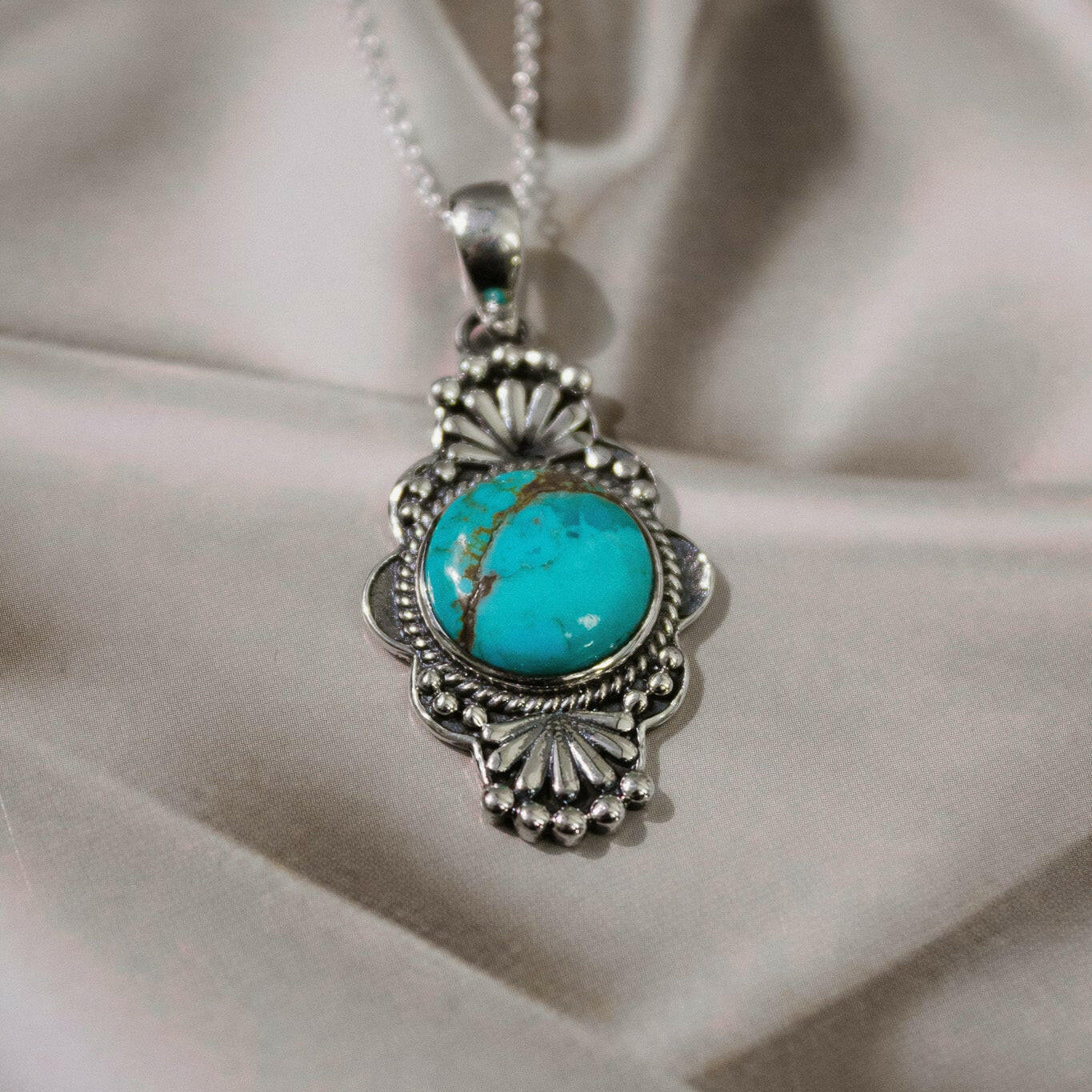 Adeline's Single Stone Pendant-Chain Necklaces-Krush Kandy, Women's Online Fashion Boutique Located in Phoenix, Arizona (Scottsdale Area)