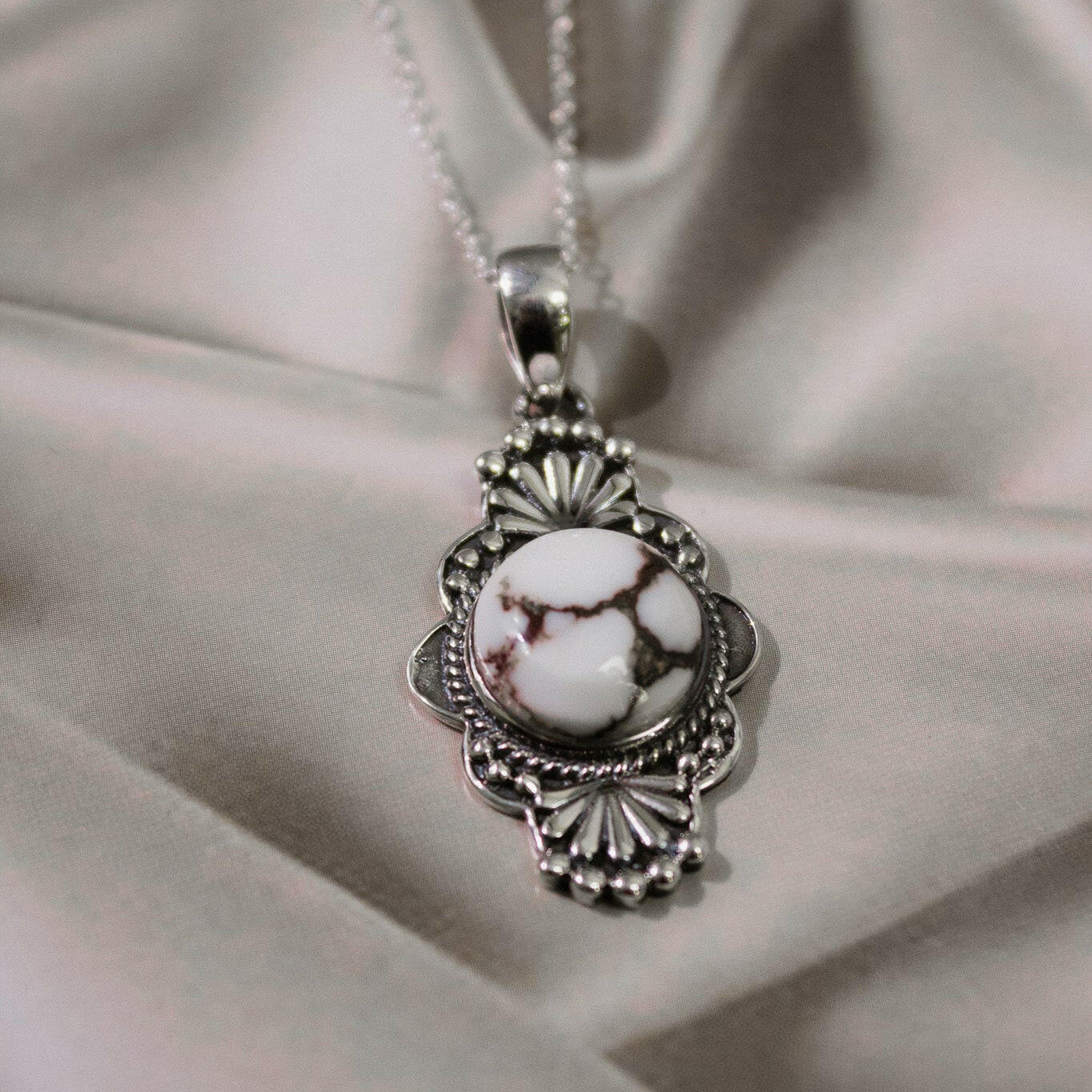 Adeline's Single Stone Pendant-Chain Necklaces-Krush Kandy, Women's Online Fashion Boutique Located in Phoenix, Arizona (Scottsdale Area)