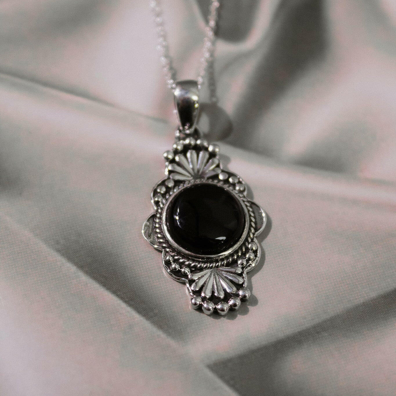 Adeline's Single Stone Pendant-Chain Necklaces-Krush Kandy, Women's Online Fashion Boutique Located in Phoenix, Arizona (Scottsdale Area)