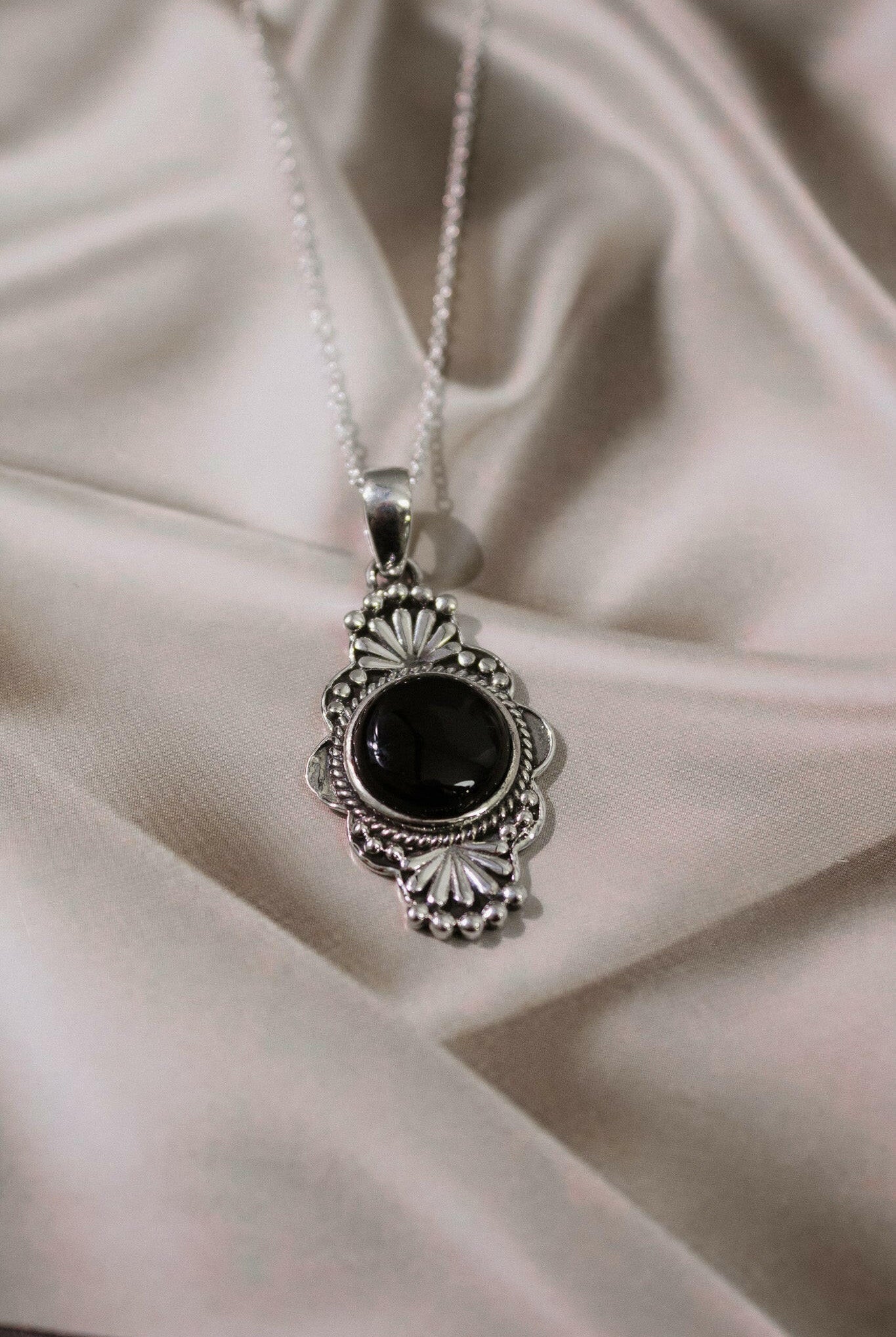 Adeline's Single Stone Pendant-Chain Necklaces-Krush Kandy, Women's Online Fashion Boutique Located in Phoenix, Arizona (Scottsdale Area)