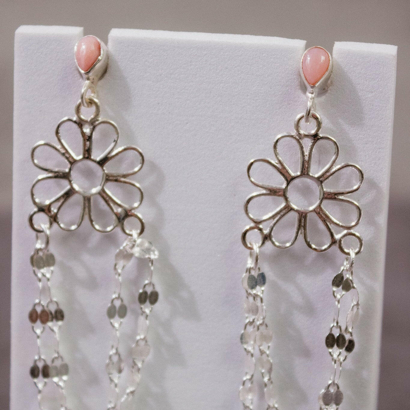 Stone Delight Chain Earrings-Stud Earrings-Krush Kandy, Women's Online Fashion Boutique Located in Phoenix, Arizona (Scottsdale Area)