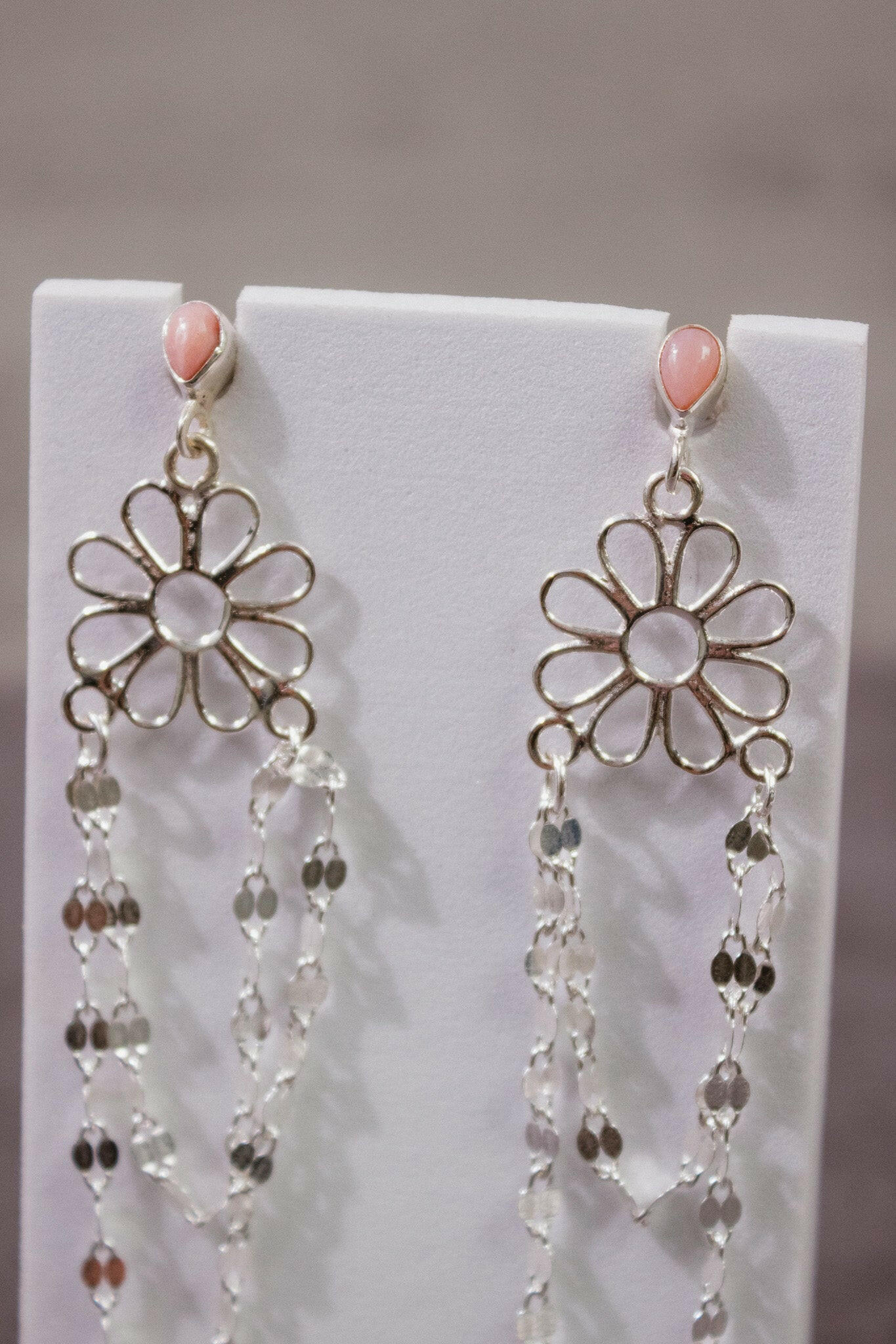 Stone Delight Chain Earrings-Stud Earrings-Krush Kandy, Women's Online Fashion Boutique Located in Phoenix, Arizona (Scottsdale Area)